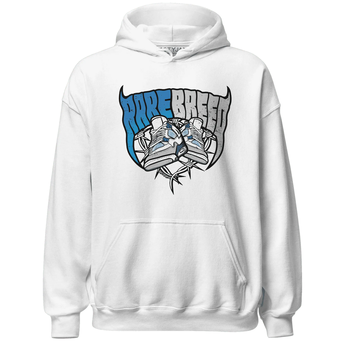 Industrial-Blue-4s-Hoodie-Match-Rare-Breed-Sneaker