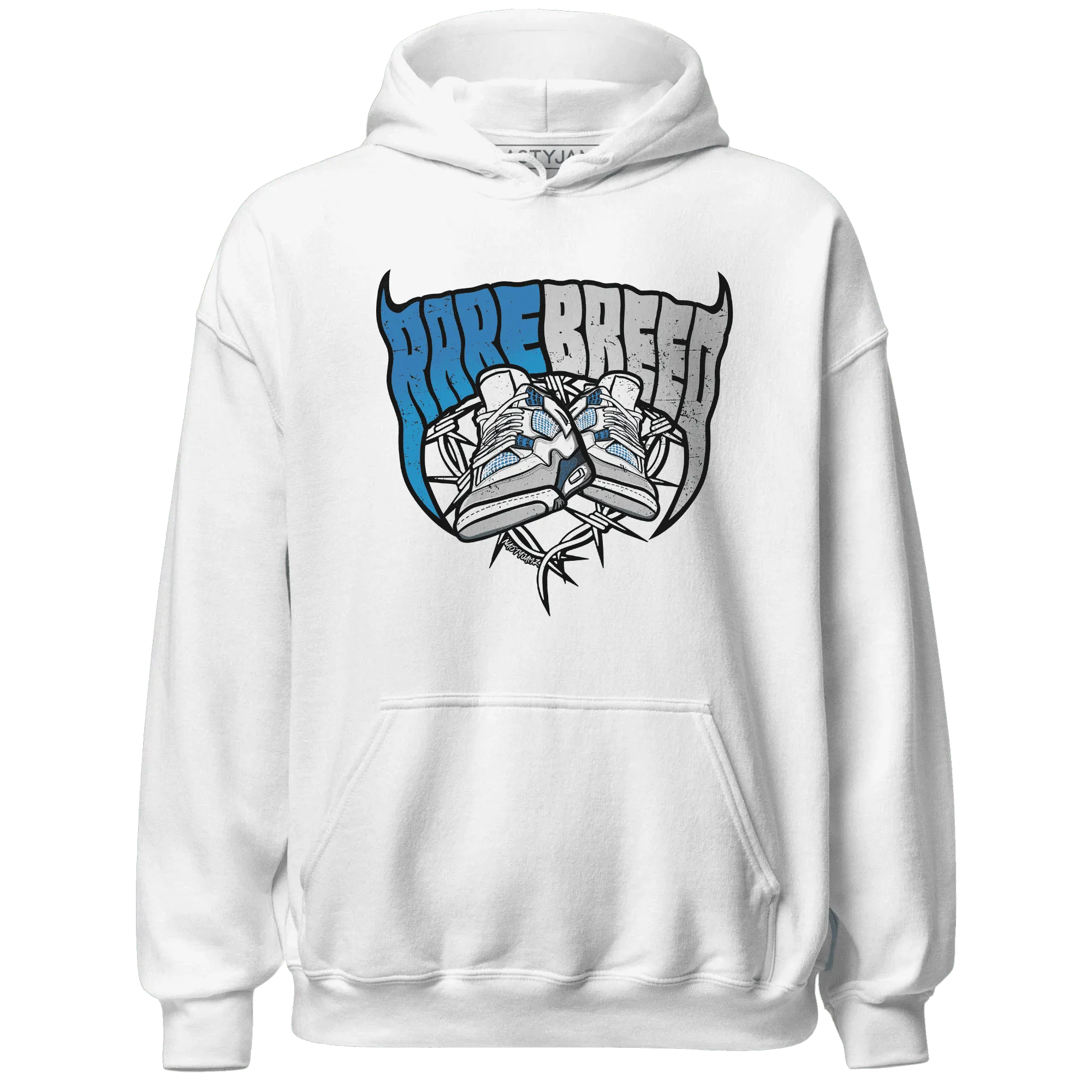 Industrial-Blue-4s-Hoodie-Match-Rare-Breed-Sneaker