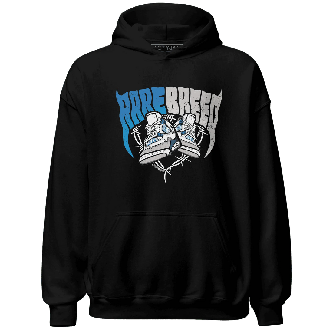 Industrial-Blue-4s-Hoodie-Match-Rare-Breed-Sneaker