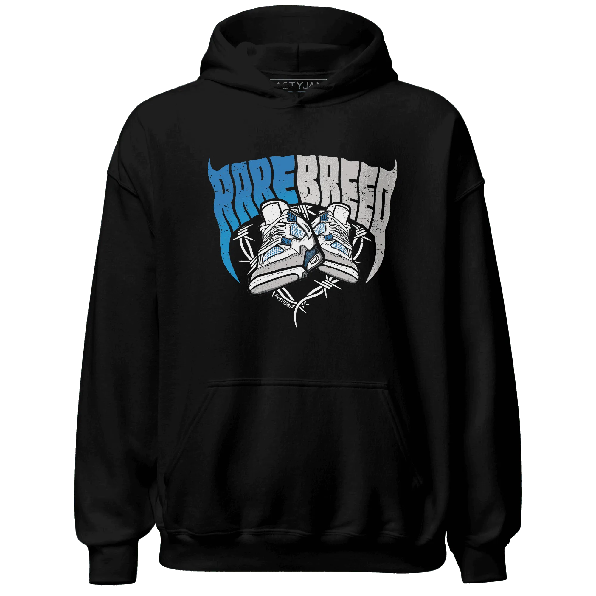 Industrial-Blue-4s-Hoodie-Match-Rare-Breed-Sneaker