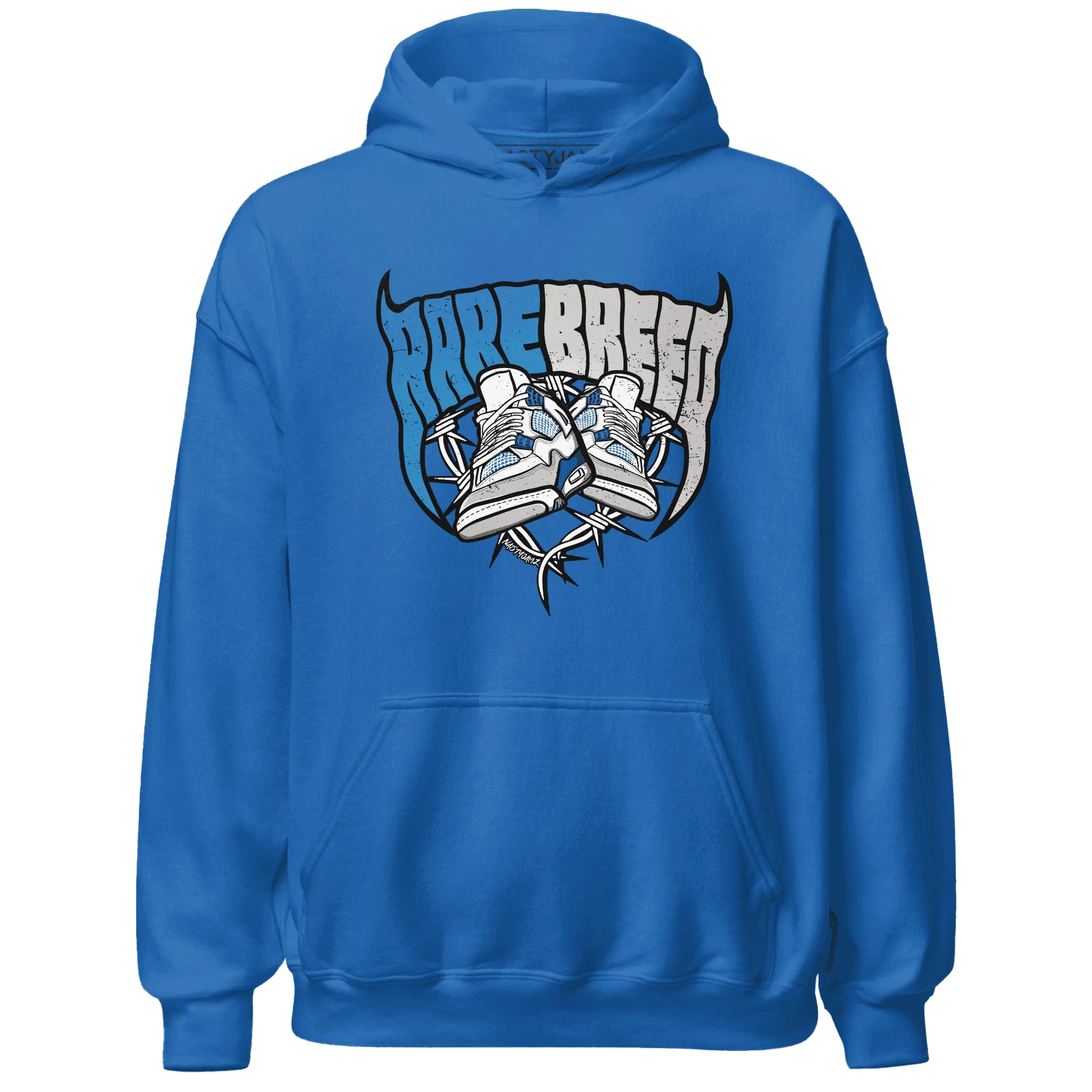 Industrial-Blue-4s-Hoodie-Match-Rare-Breed-Sneaker