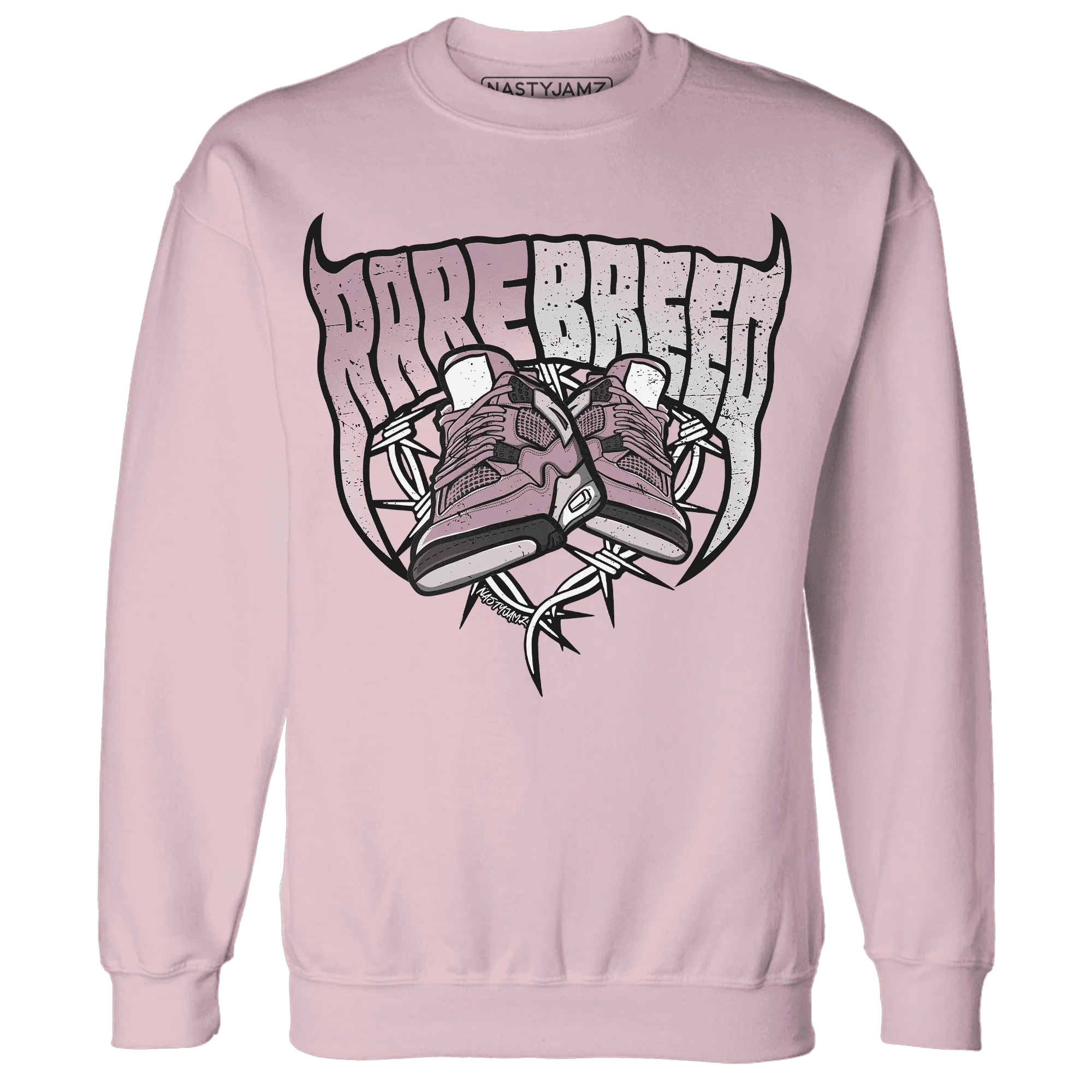 Orchid-Neutral-Grey-Black-White-4s-NastyJamz-Sweatshirt-Match-Rare-Breed-Sneaker