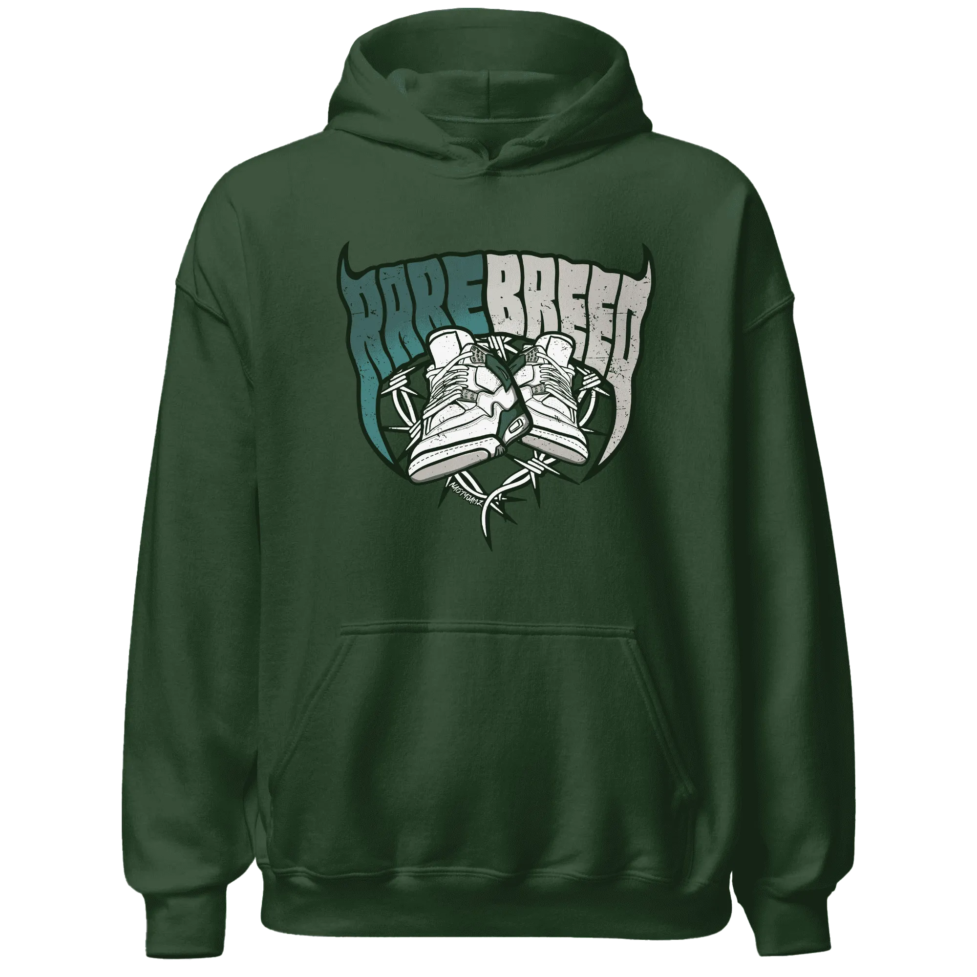 Oxidized-Green-4s-Hoodie-Match-Rare-Breed-Sneaker