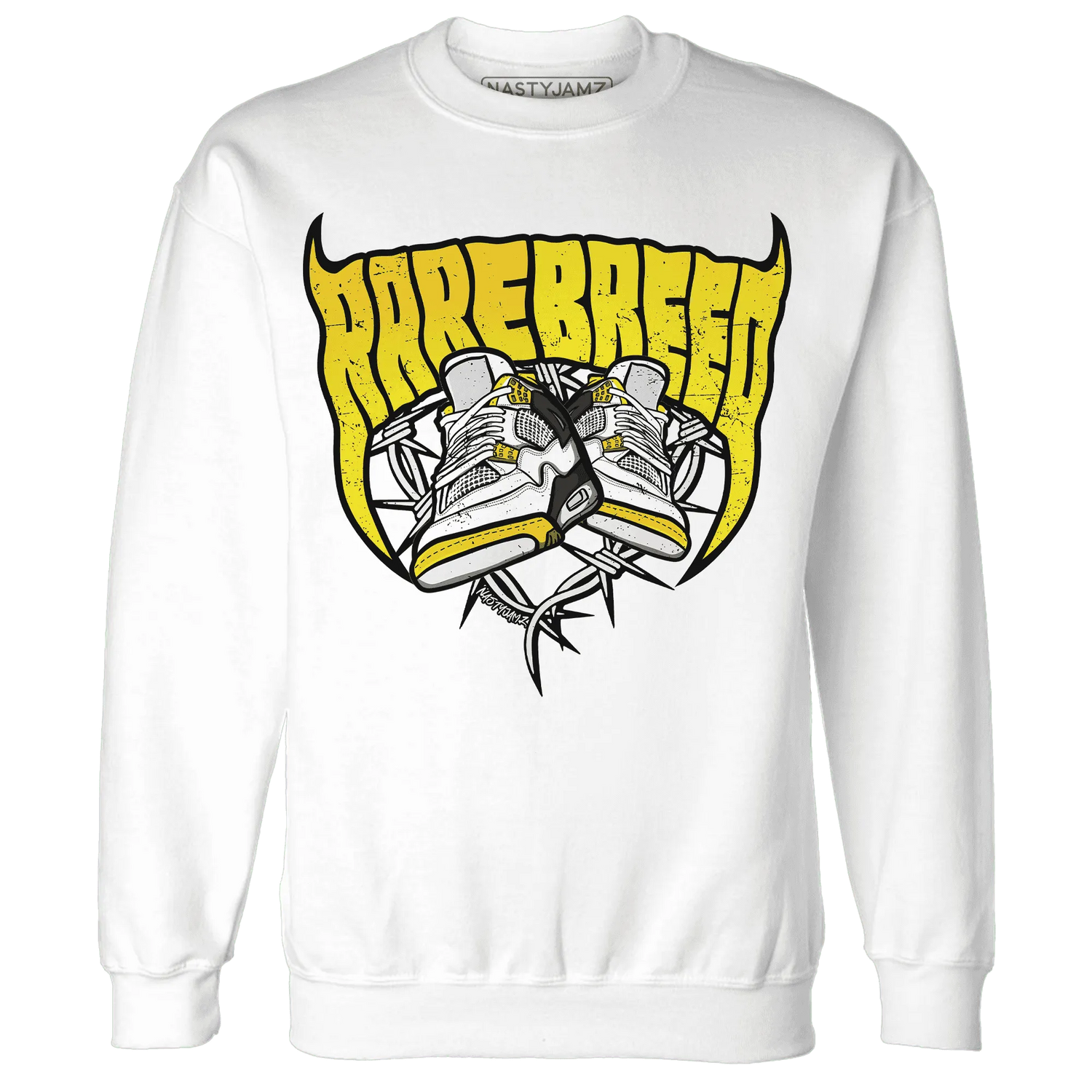 Vivid-Sulfur-4s-Sweatshirt-Match-Rare-Breed-Sneaker