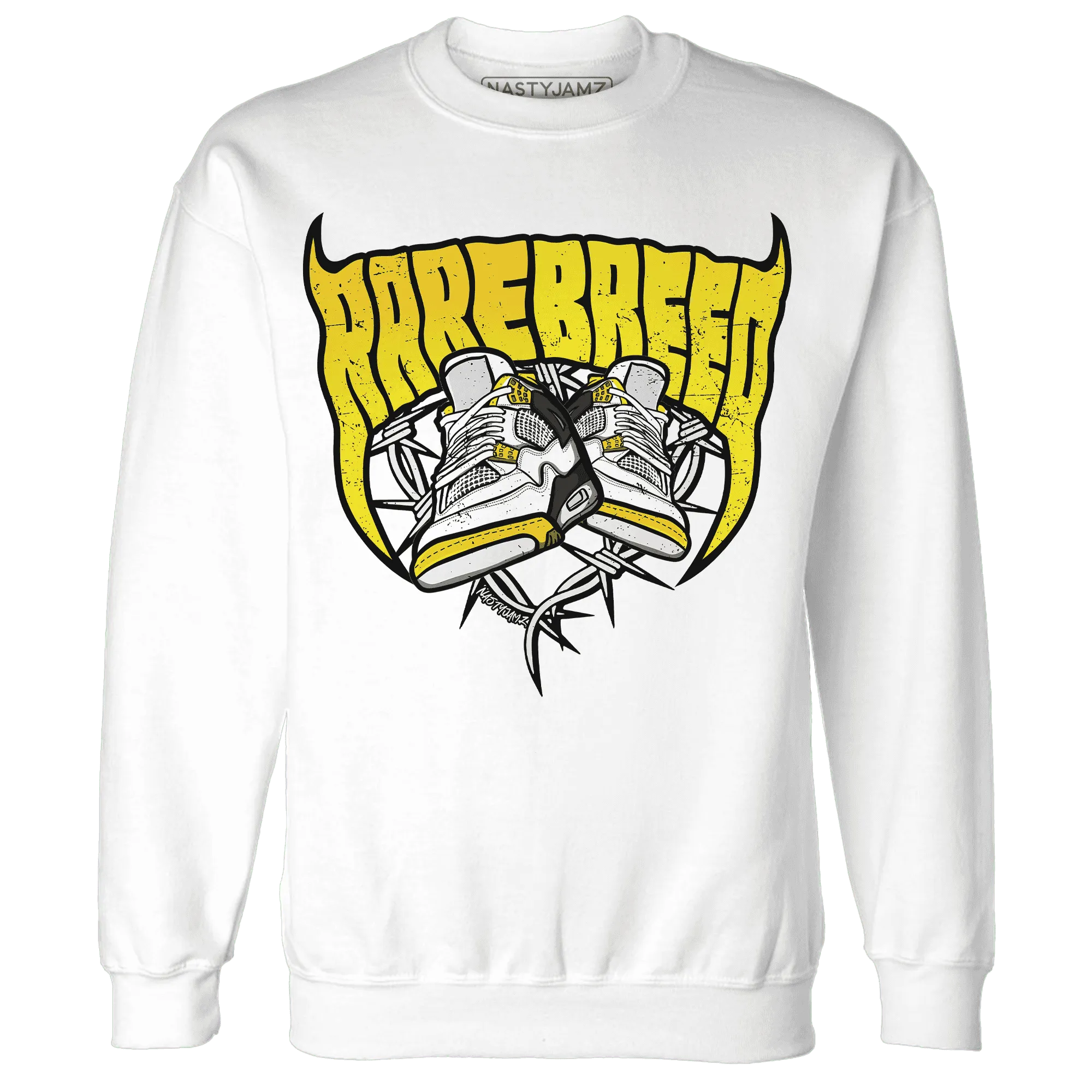 Vivid-Sulfur-4s-Sweatshirt-Match-Rare-Breed-Sneaker