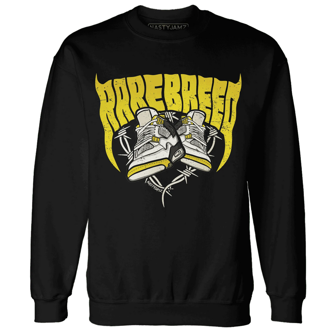 Vivid-Sulfur-4s-Sweatshirt-Match-Rare-Breed-Sneaker