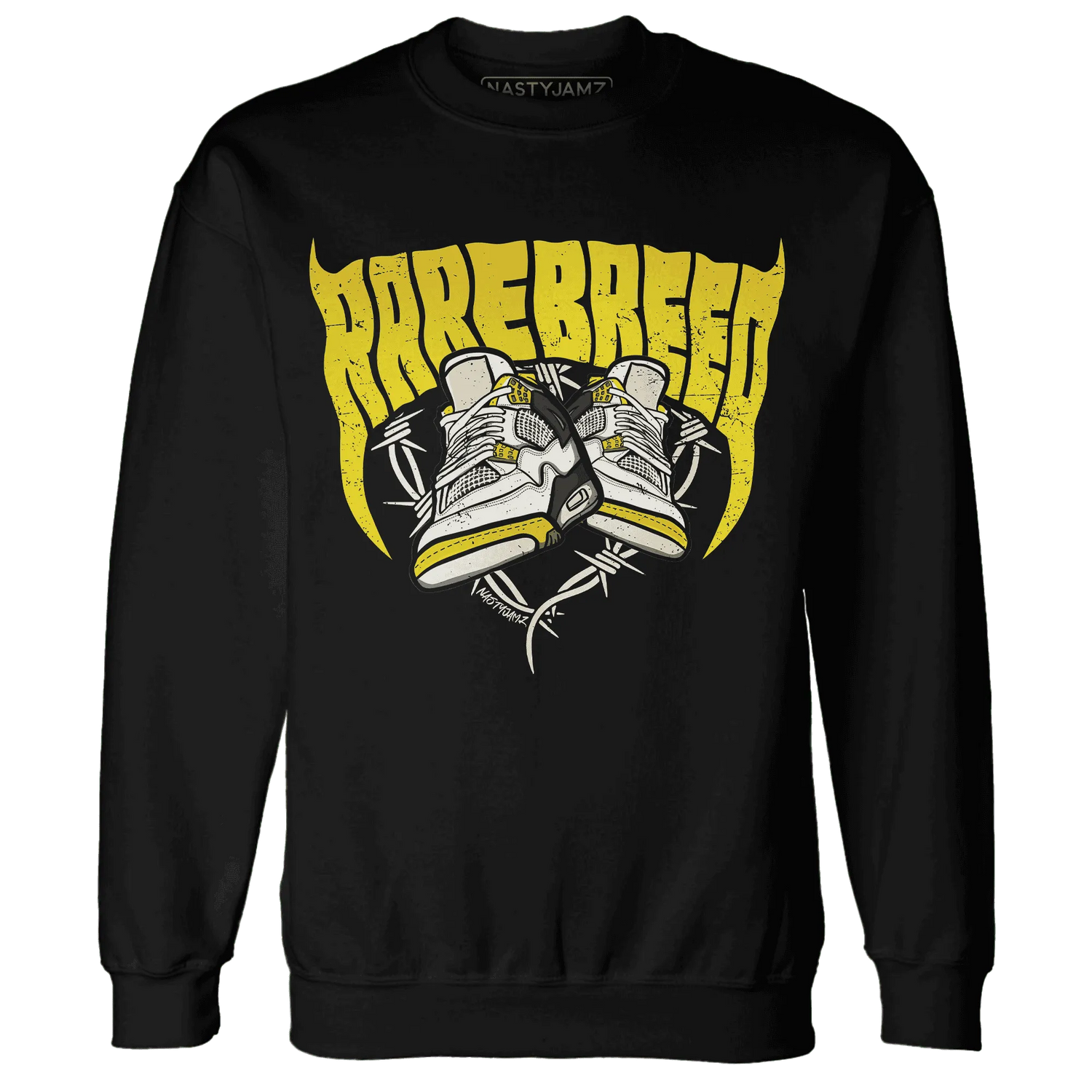 Vivid-Sulfur-4s-Sweatshirt-Match-Rare-Breed-Sneaker