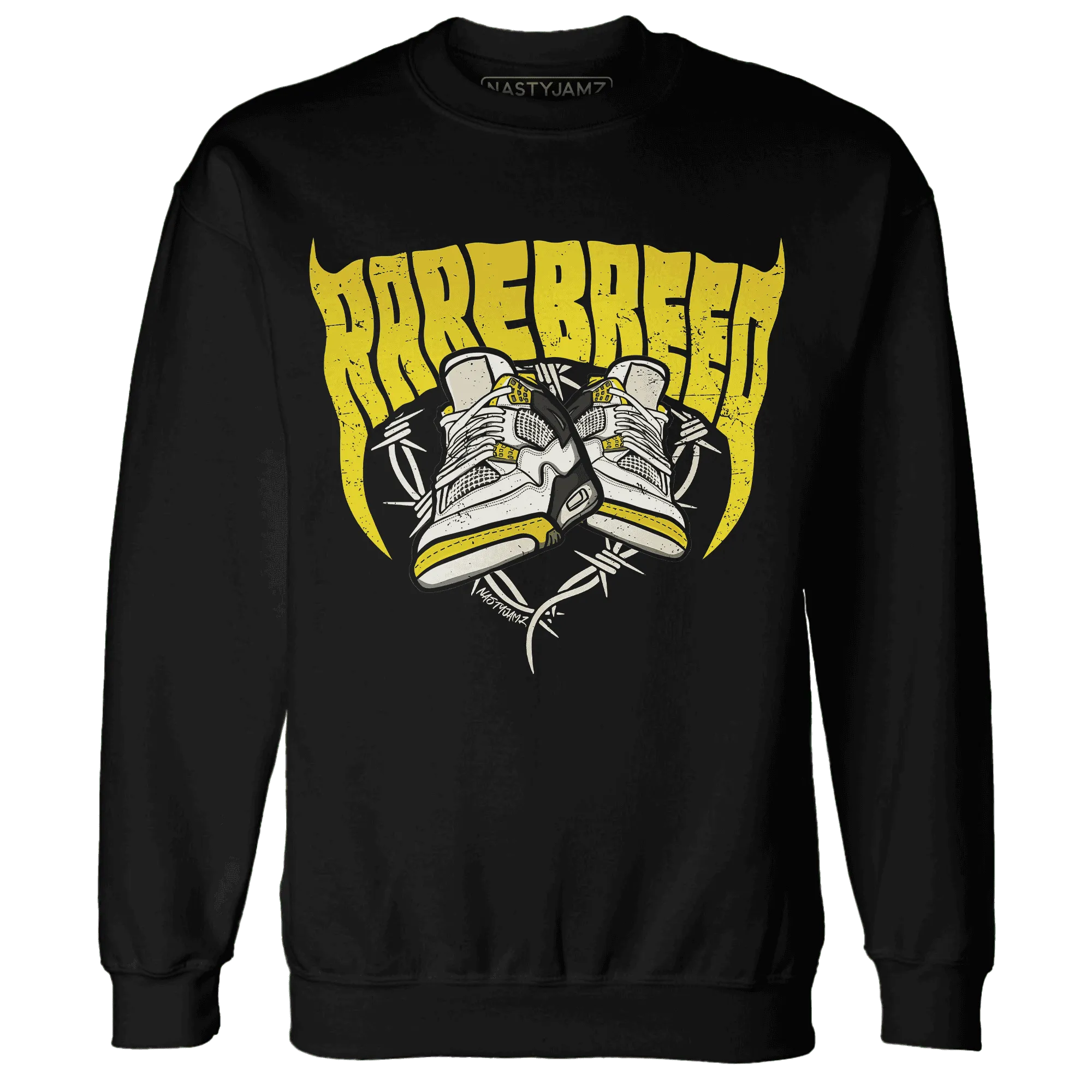 Vivid-Sulfur-4s-Sweatshirt-Match-Rare-Breed-Sneaker