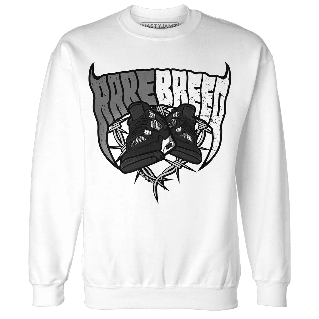 White-Thunder-4s-Sweatshirt-Match-Rare-Breed-Sneaker