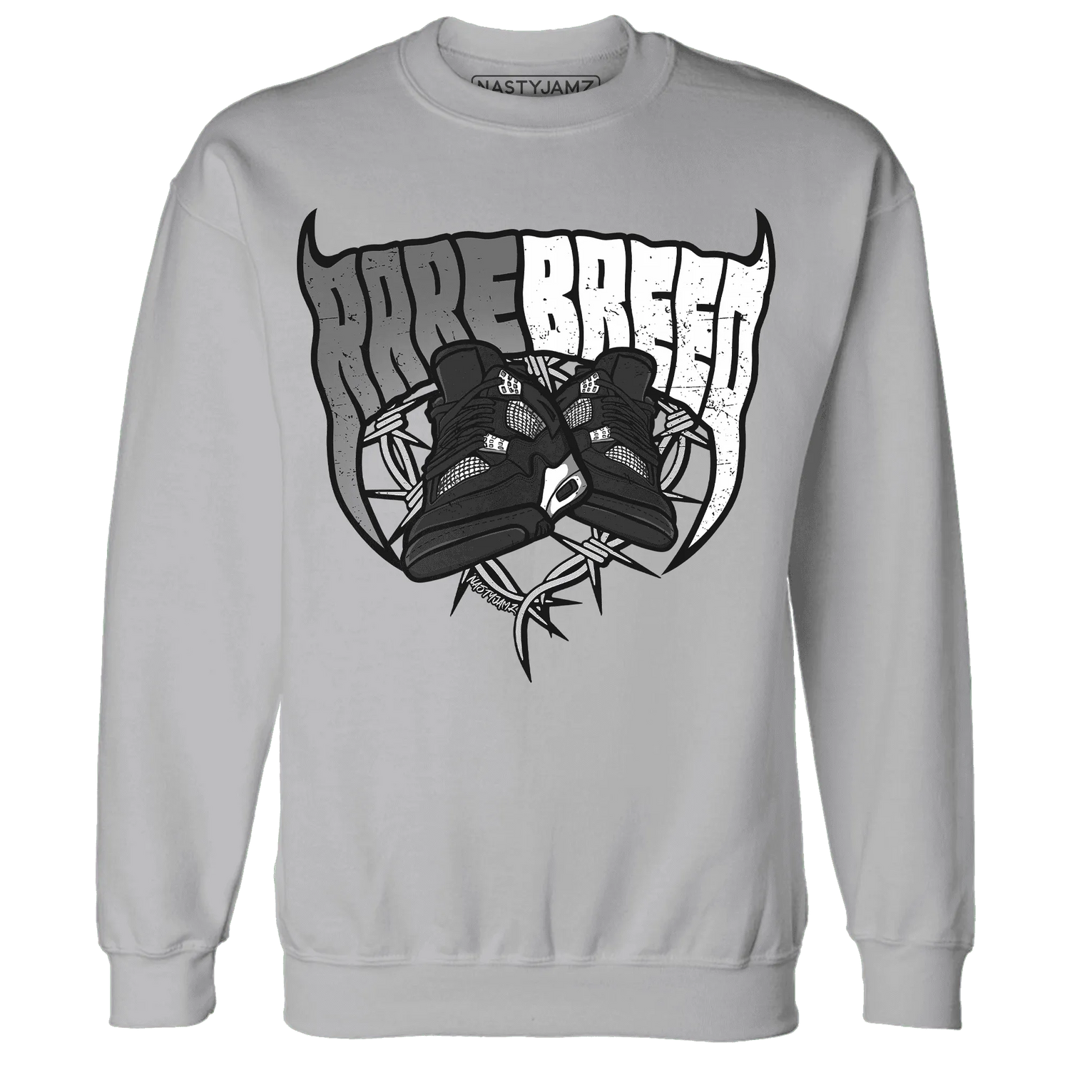White-Thunder-4s-Sweatshirt-Match-Rare-Breed-Sneaker
