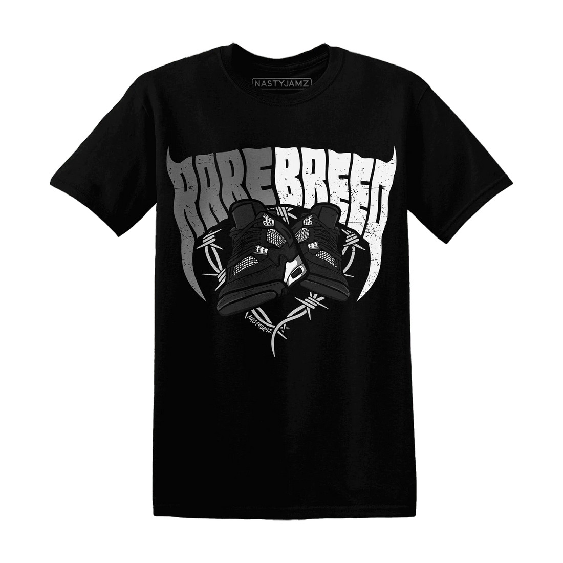 White-Thunder-4s-T-Shirt-Match-Rare-Breed-Sneaker