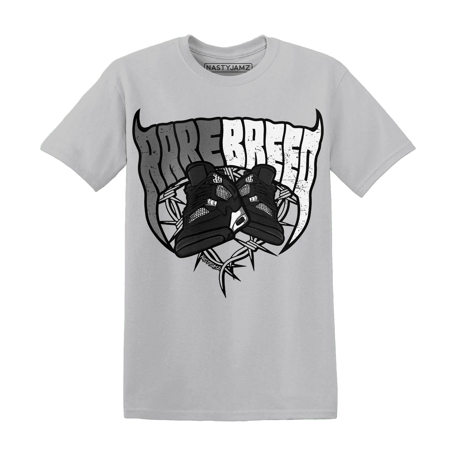 White-Thunder-4s-T-Shirt-Match-Rare-Breed-Sneaker