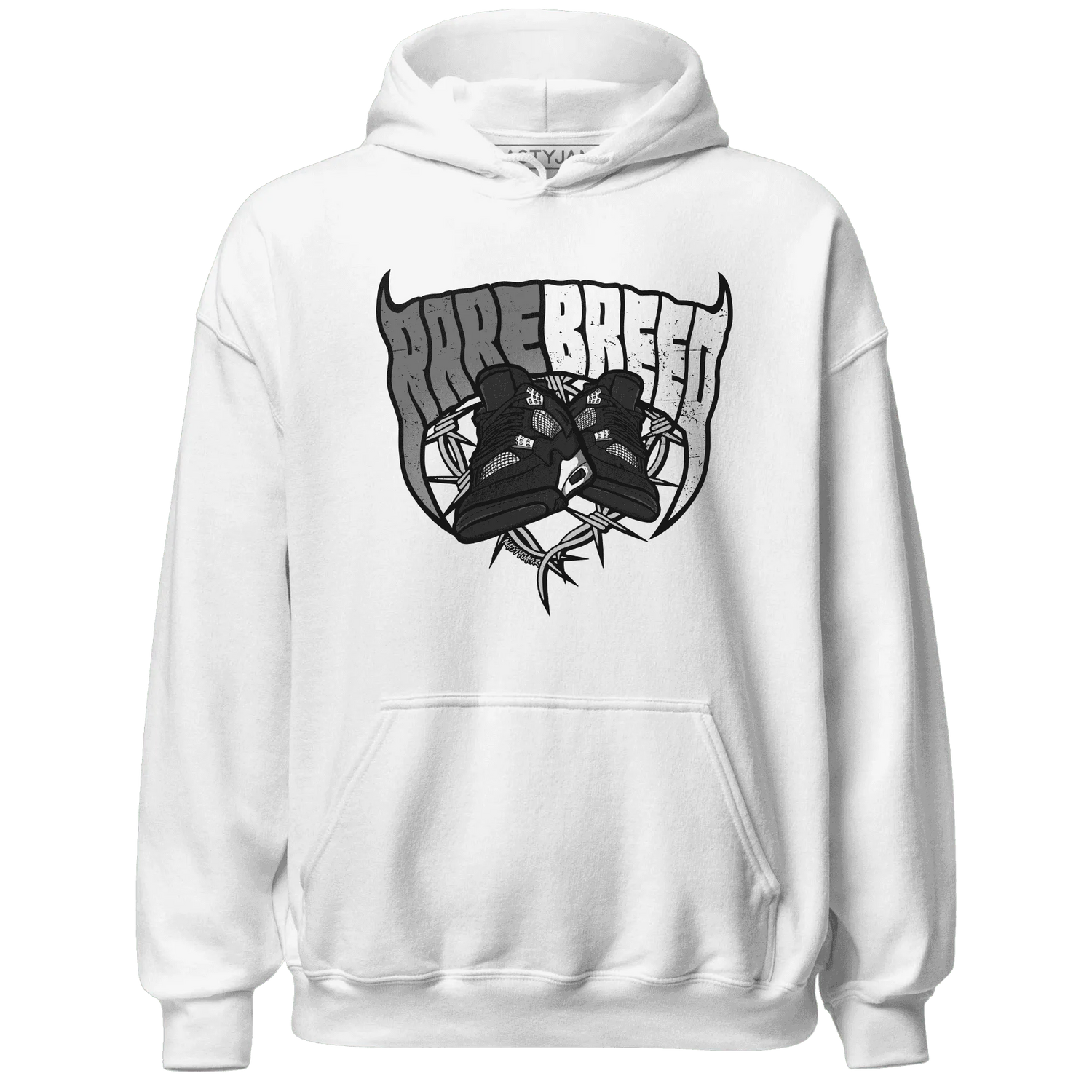 White-Thunder-4s-Hoodie-Match-Rare-Breed-Sneaker
