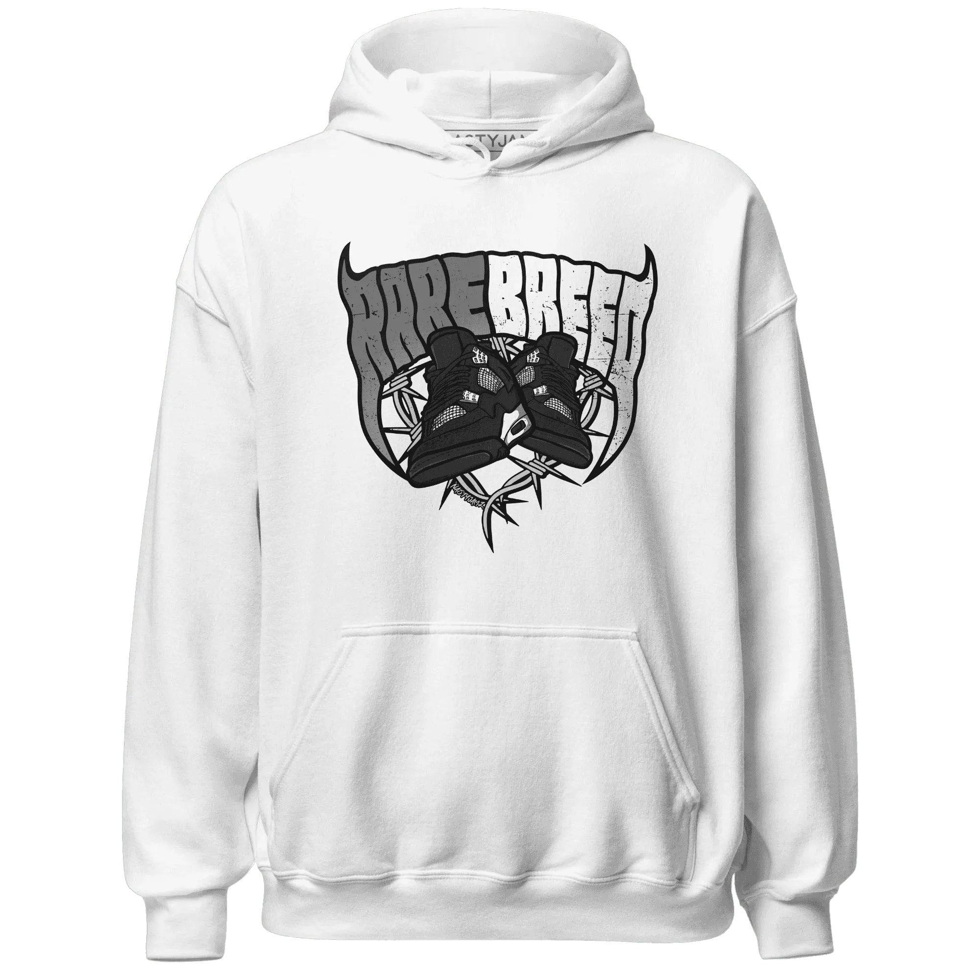White-Thunder-4s-Hoodie-Match-Rare-Breed-Sneaker