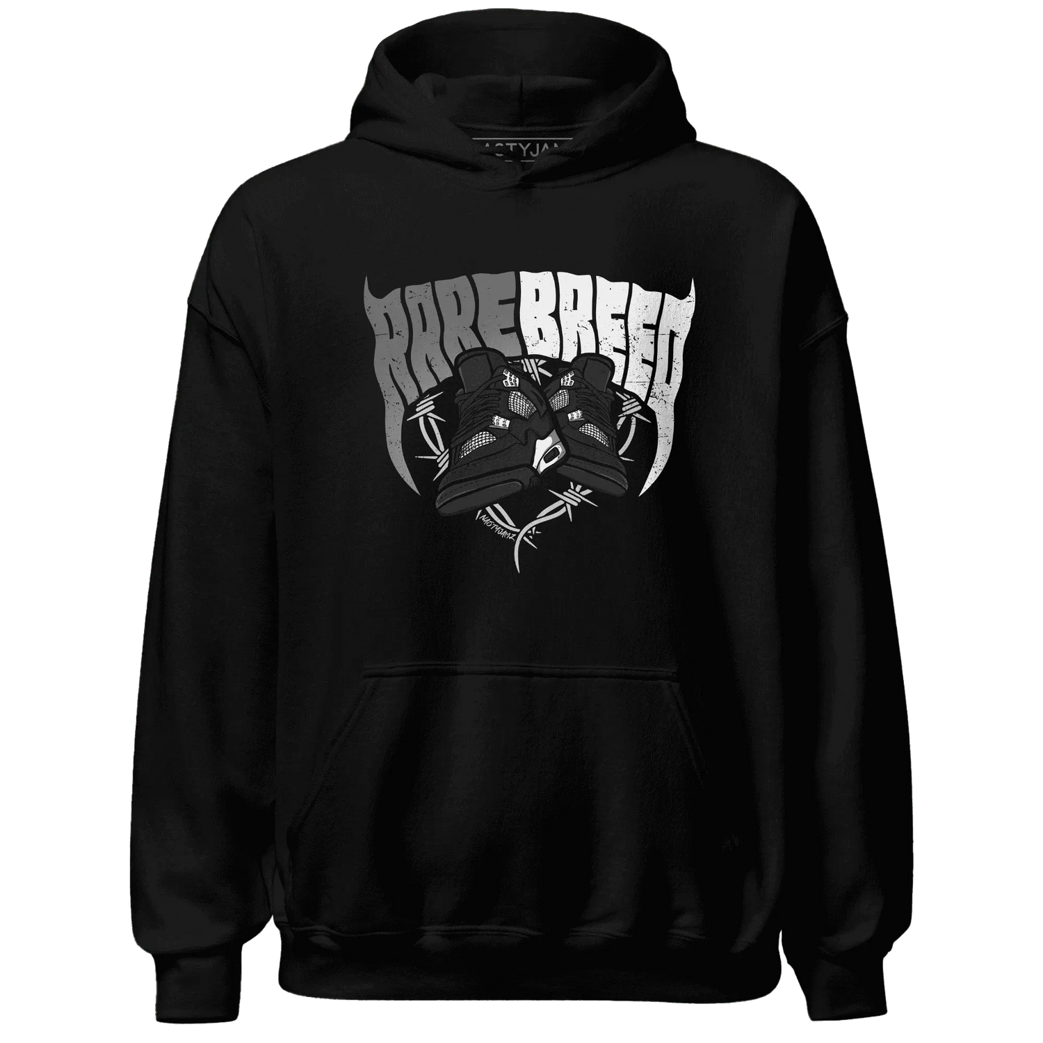 White-Thunder-4s-Hoodie-Match-Rare-Breed-Sneaker