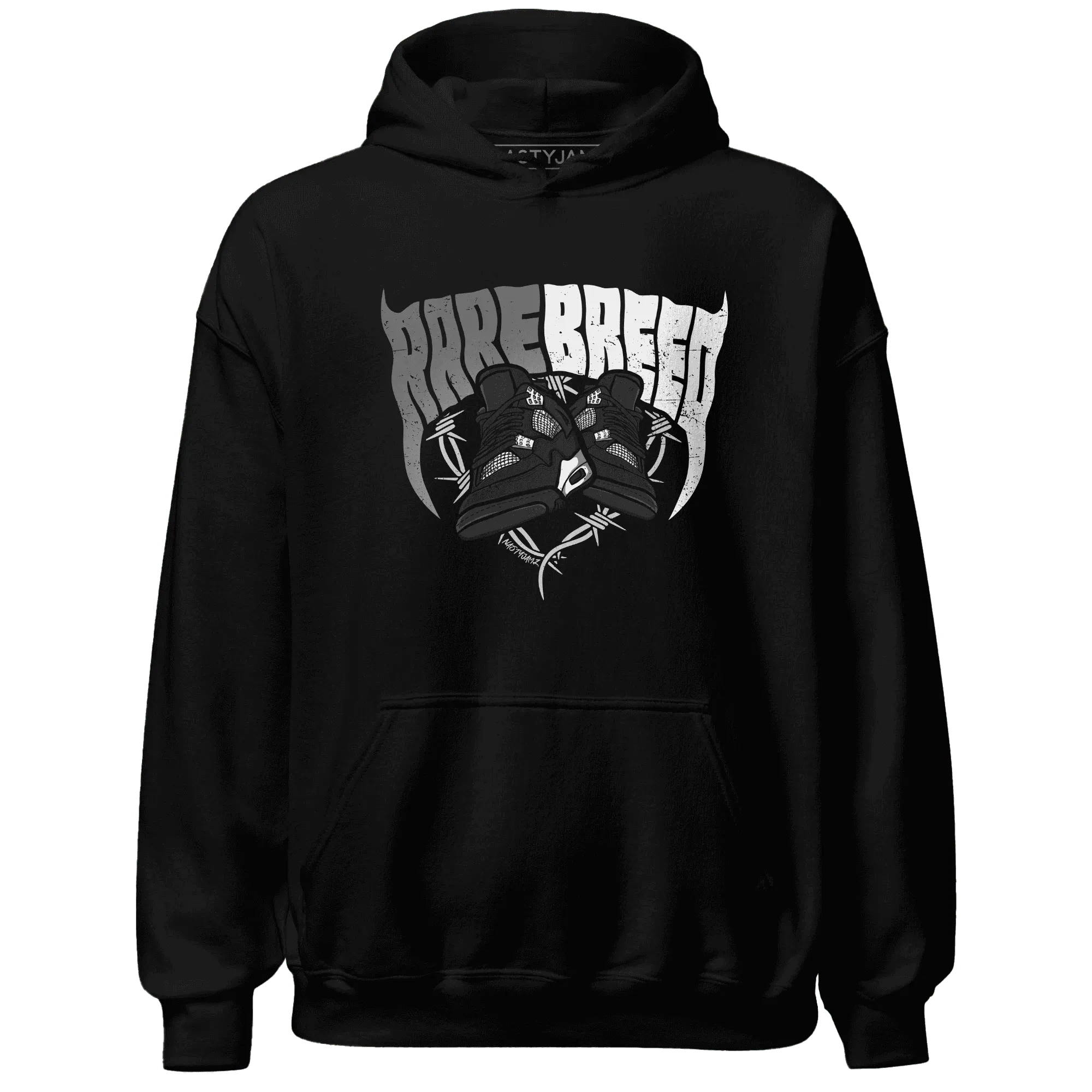 White-Thunder-4s-Hoodie-Match-Rare-Breed-Sneaker