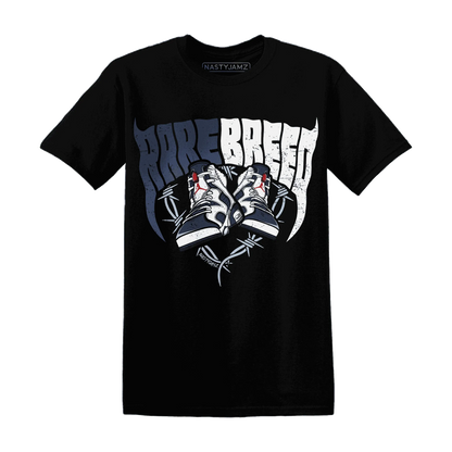 White-Navy-6s-T-Shirt-Match-Rare-Breed-Sneaker