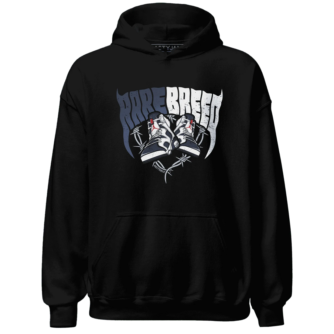 White-Navy-6s-Hoodie-Match-Rare-Breed-Sneaker
