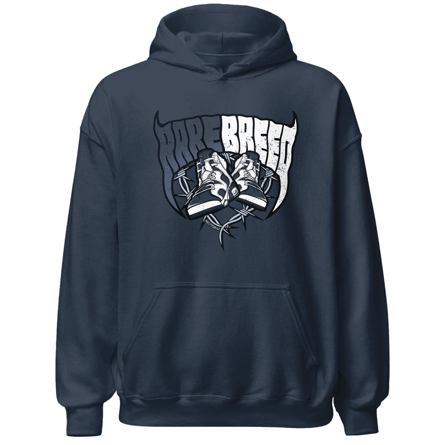 White-Navy-6s-Hoodie-Match-Rare-Breed-Sneaker