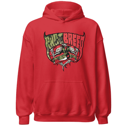 AM-90-Dark-Sage-Solar-Red-NastyJamz-Hoodie-Match-Rare-Breed-Sneaker