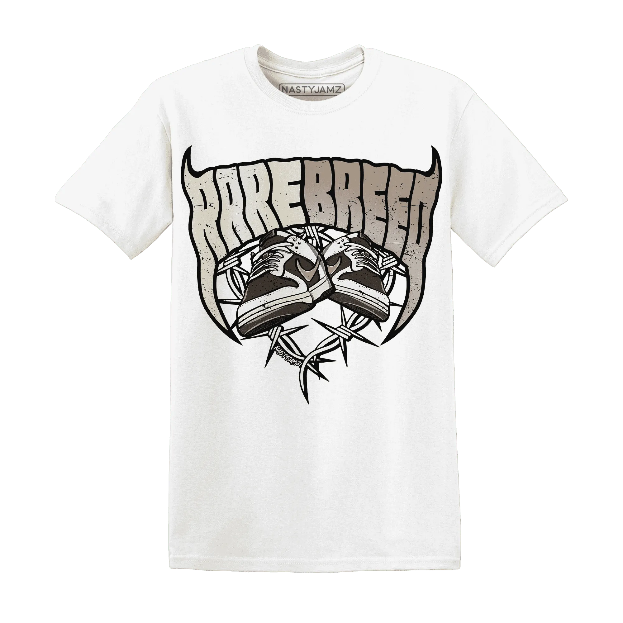 Dunk-Low-Baroque-Brown-T-Shirt-Match-Rare-Breed-Sneaker