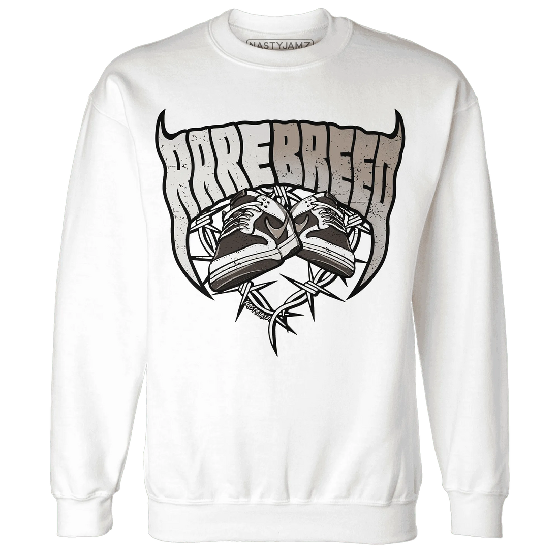 Dunk-Low-Baroque-Brown-Sweatshirt-Match-Rare-Breed-Sneaker