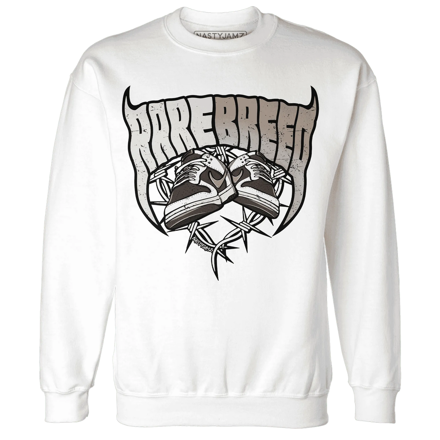 Dunk-Low-Baroque-Brown-Sweatshirt-Match-Rare-Breed-Sneaker