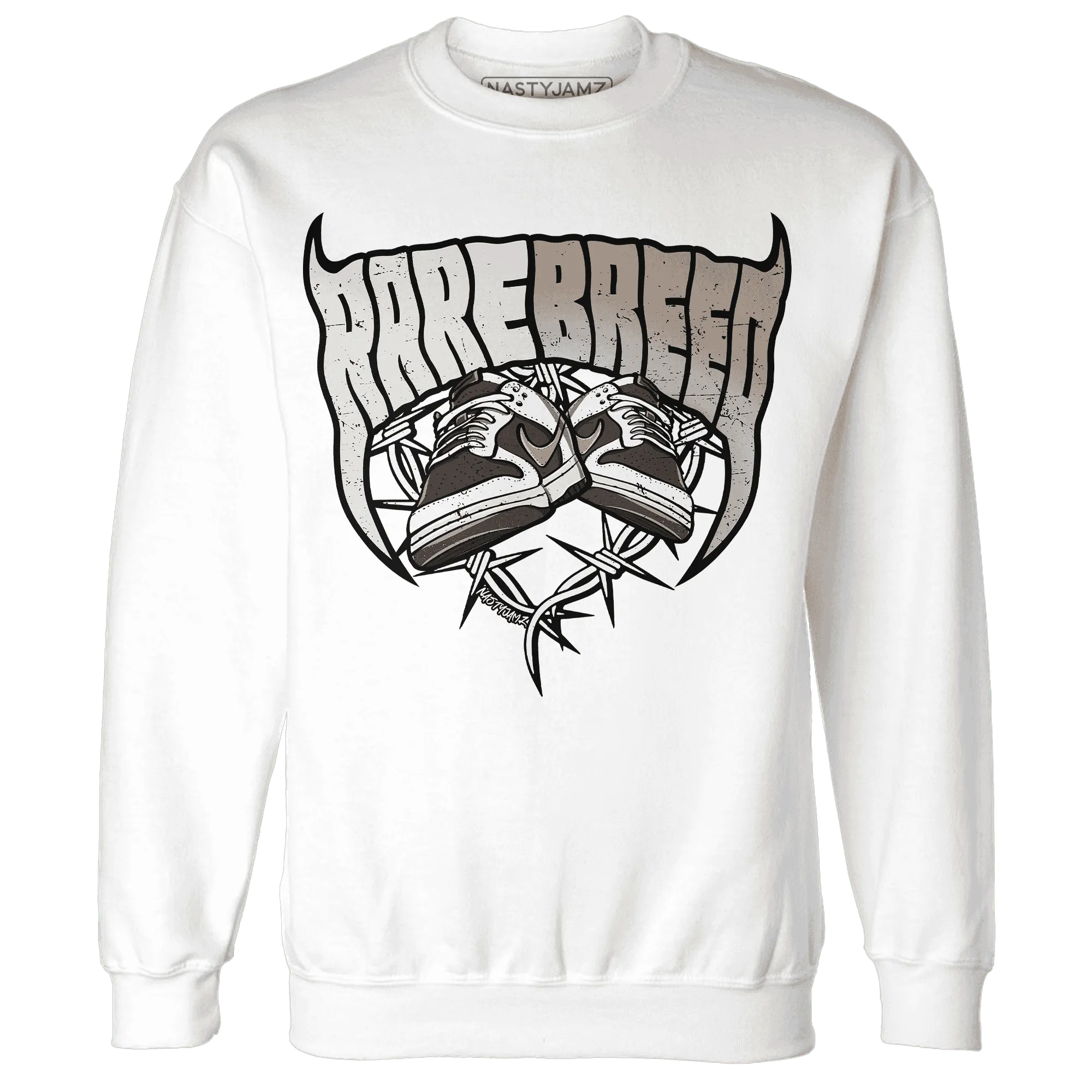 Dunk-Low-Baroque-Brown-Sweatshirt-Match-Rare-Breed-Sneaker