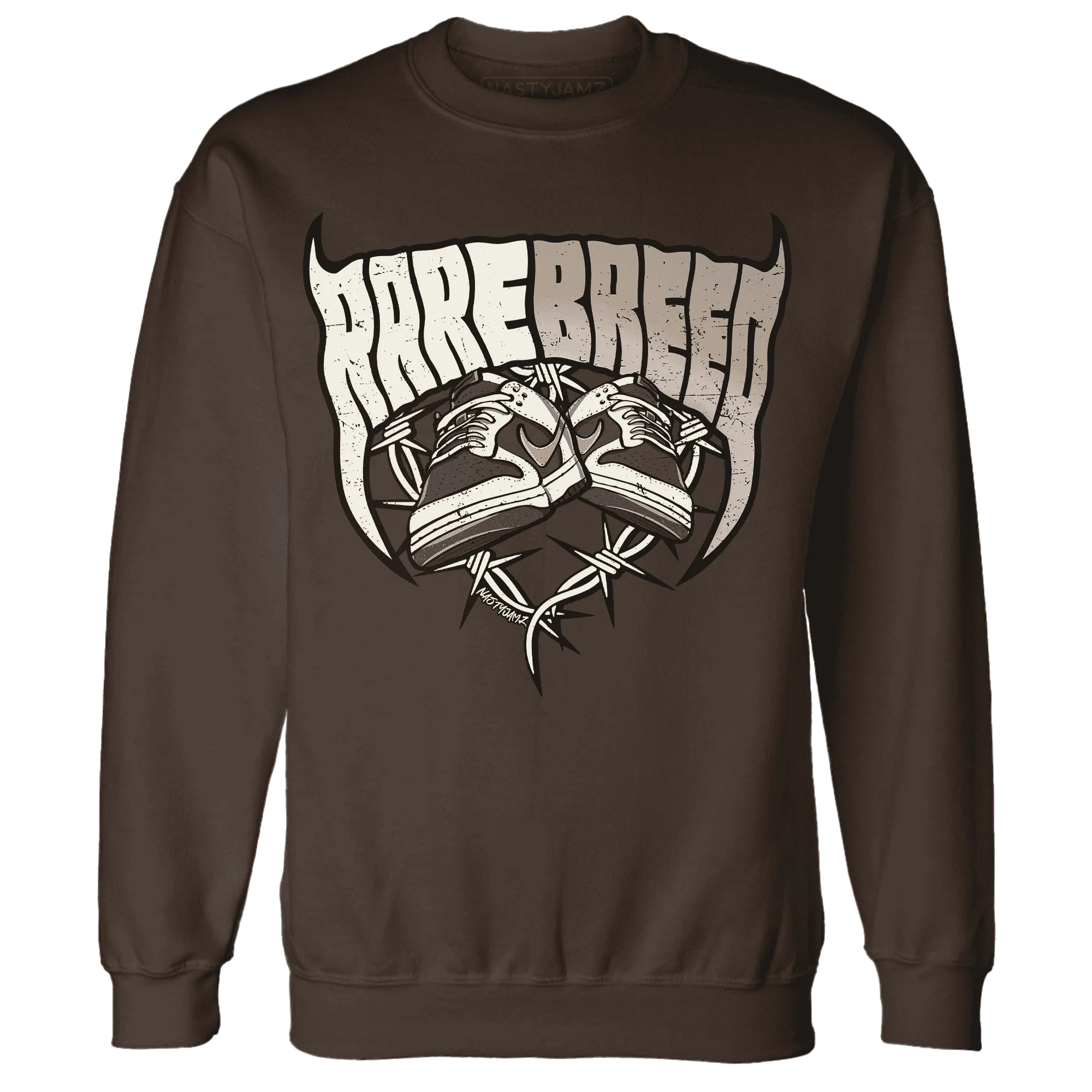 Dunk-Low-Baroque-Brown-Sweatshirt-Match-Rare-Breed-Sneaker