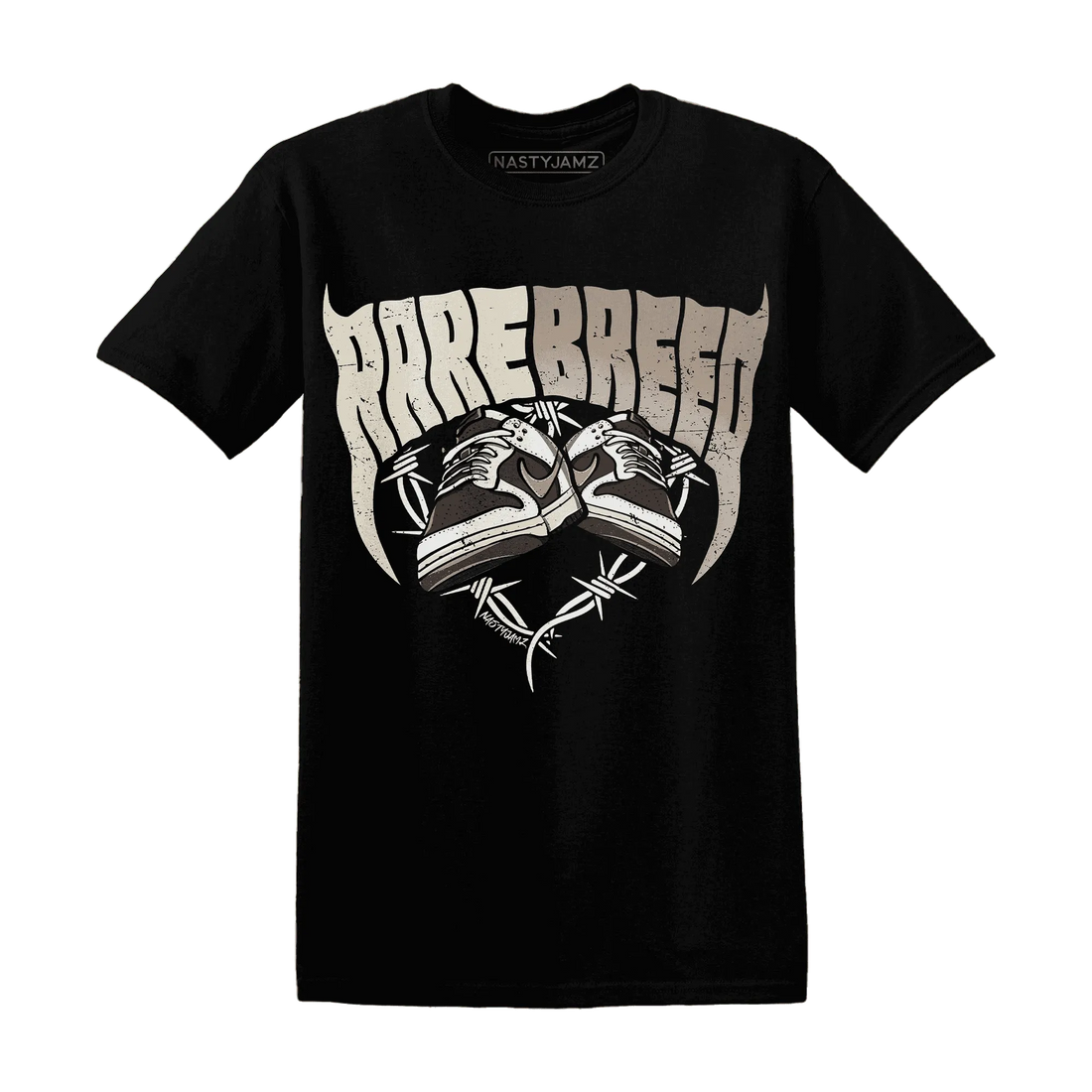 Dunk-Low-Baroque-Brown-T-Shirt-Match-Rare-Breed-Sneaker