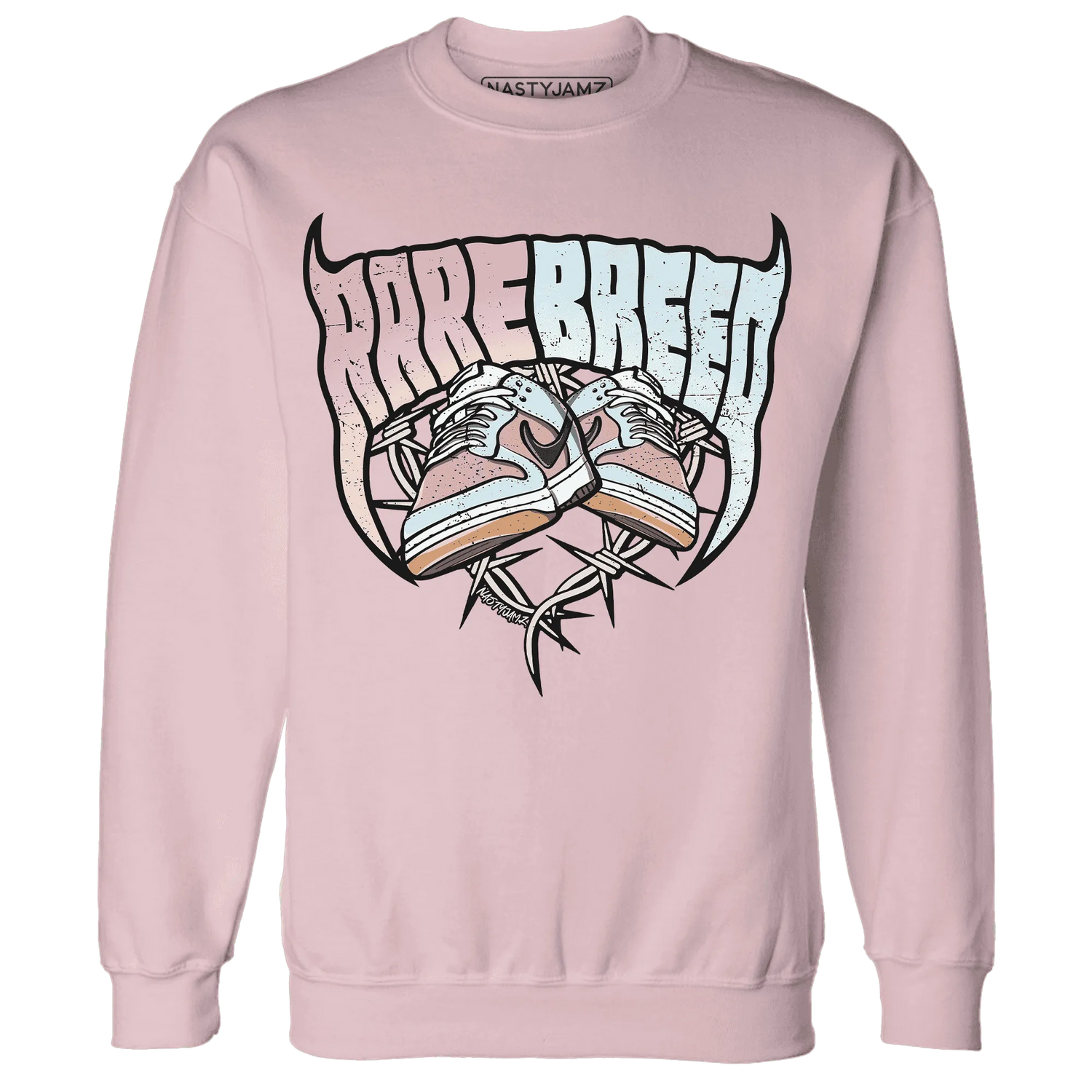 Dunk-Low-Glacier-Blue-Arctic-Orange-NastyJamz-Sweatshirt-Match-Rare-Breed-Sneaker