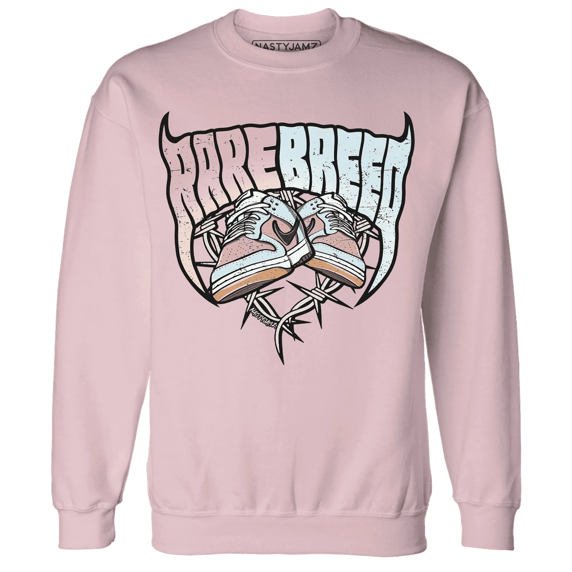 Dunk-Low-Glacier-Blue-Arctic-Orange-NastyJamz-Sweatshirt-Match-Rare-Breed-Sneaker