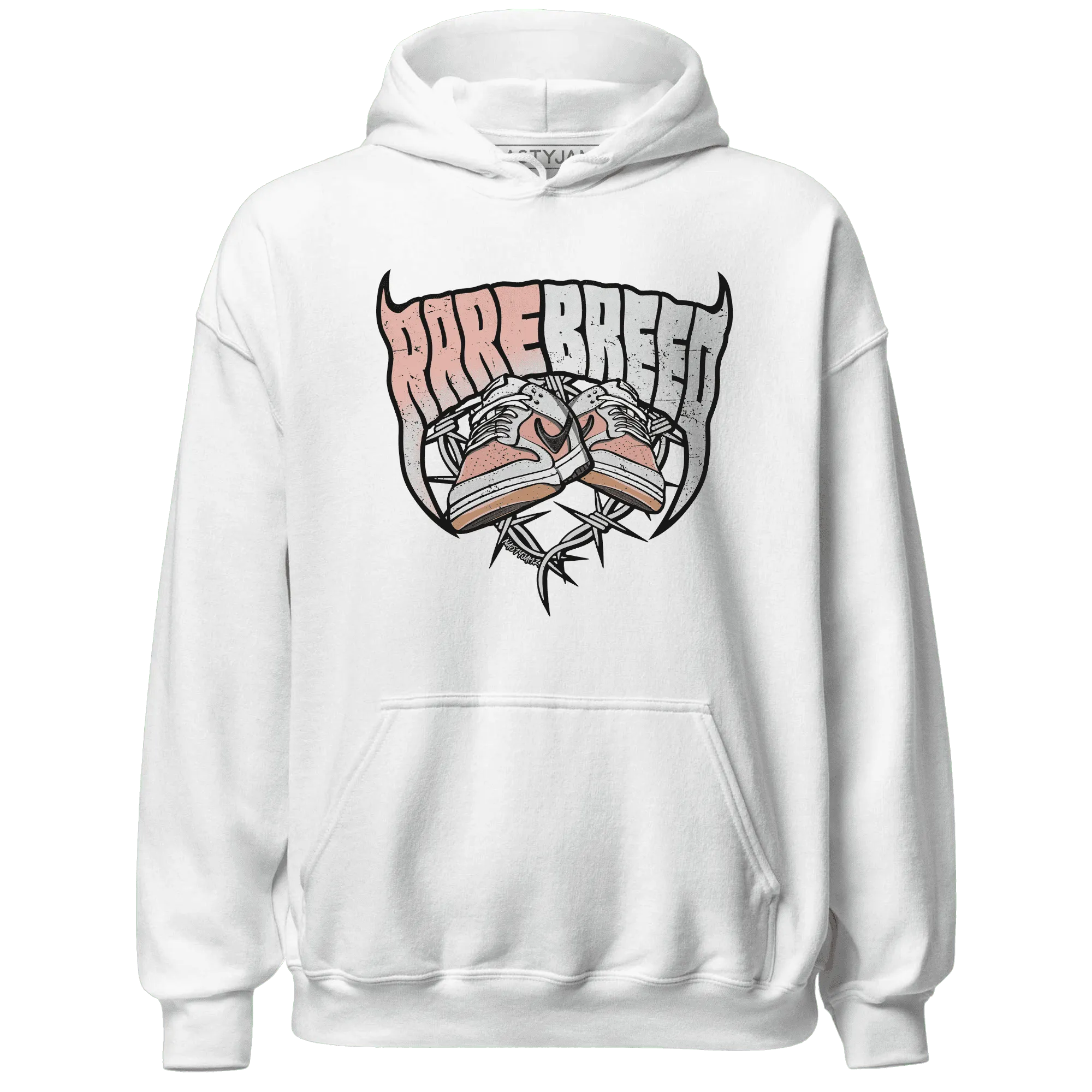 Dunk-Low-Glacier-Blue-Arctic-Orange-NastyJamz-Hoodie-Match-Rare-Breed-Sneaker