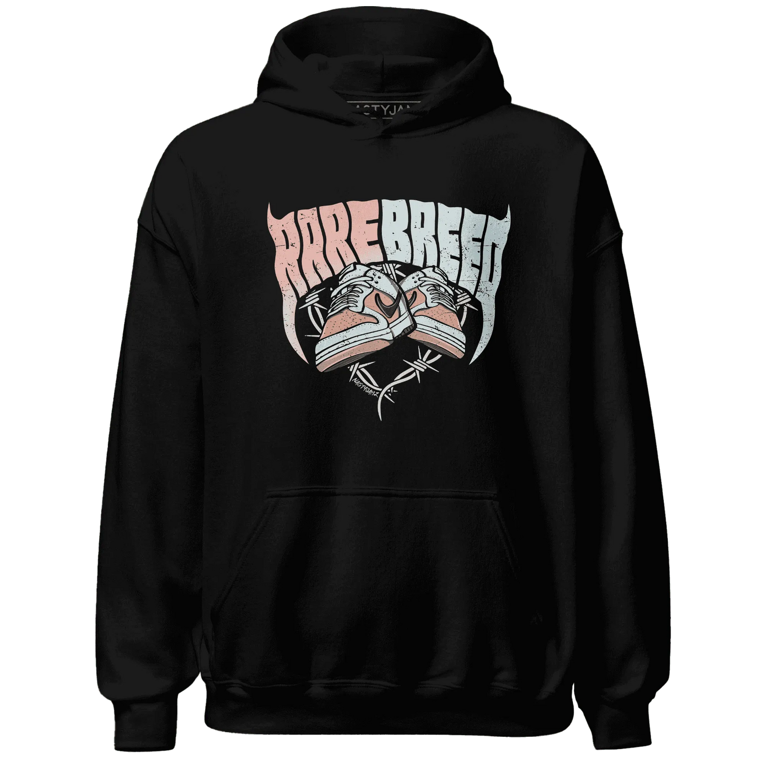 Dunk-Low-Glacier-Blue-Arctic-Orange-NastyJamz-Hoodie-Match-Rare-Breed-Sneaker