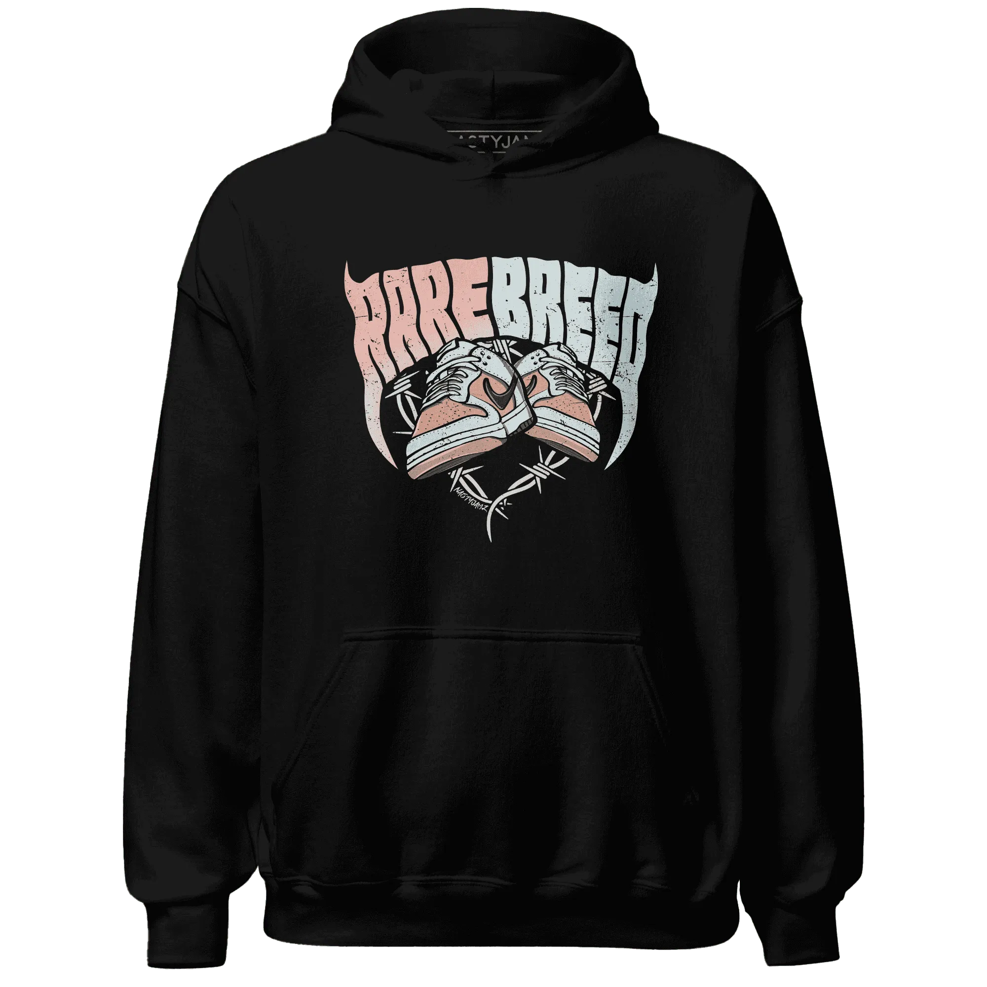 Dunk-Low-Glacier-Blue-Arctic-Orange-NastyJamz-Hoodie-Match-Rare-Breed-Sneaker