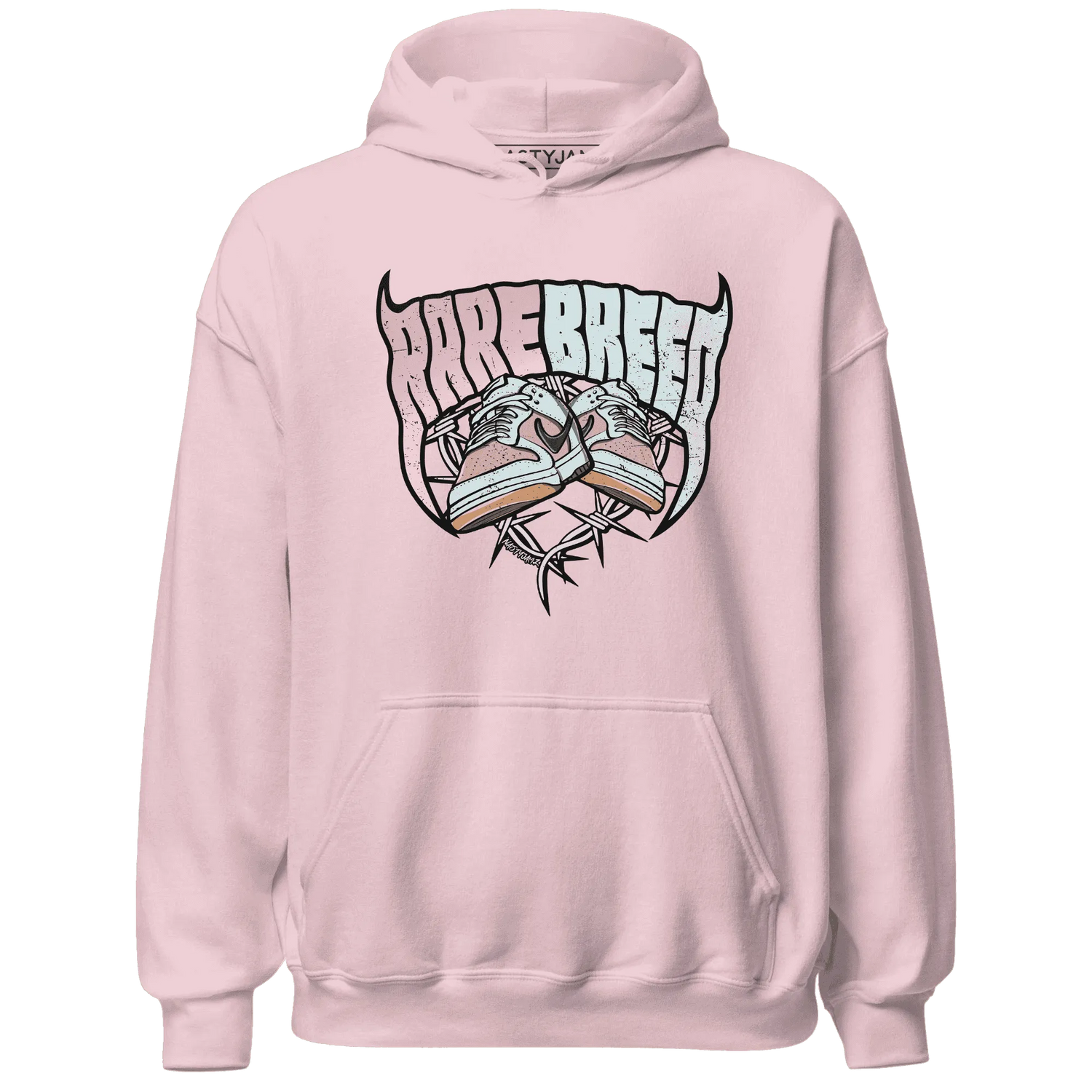 Dunk-Low-Glacier-Blue-Arctic-Orange-NastyJamz-Hoodie-Match-Rare-Breed-Sneaker