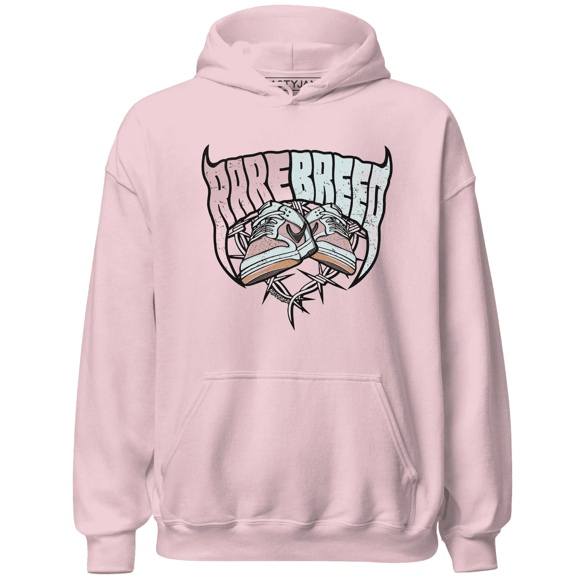 Dunk-Low-Glacier-Blue-Arctic-Orange-NastyJamz-Hoodie-Match-Rare-Breed-Sneaker
