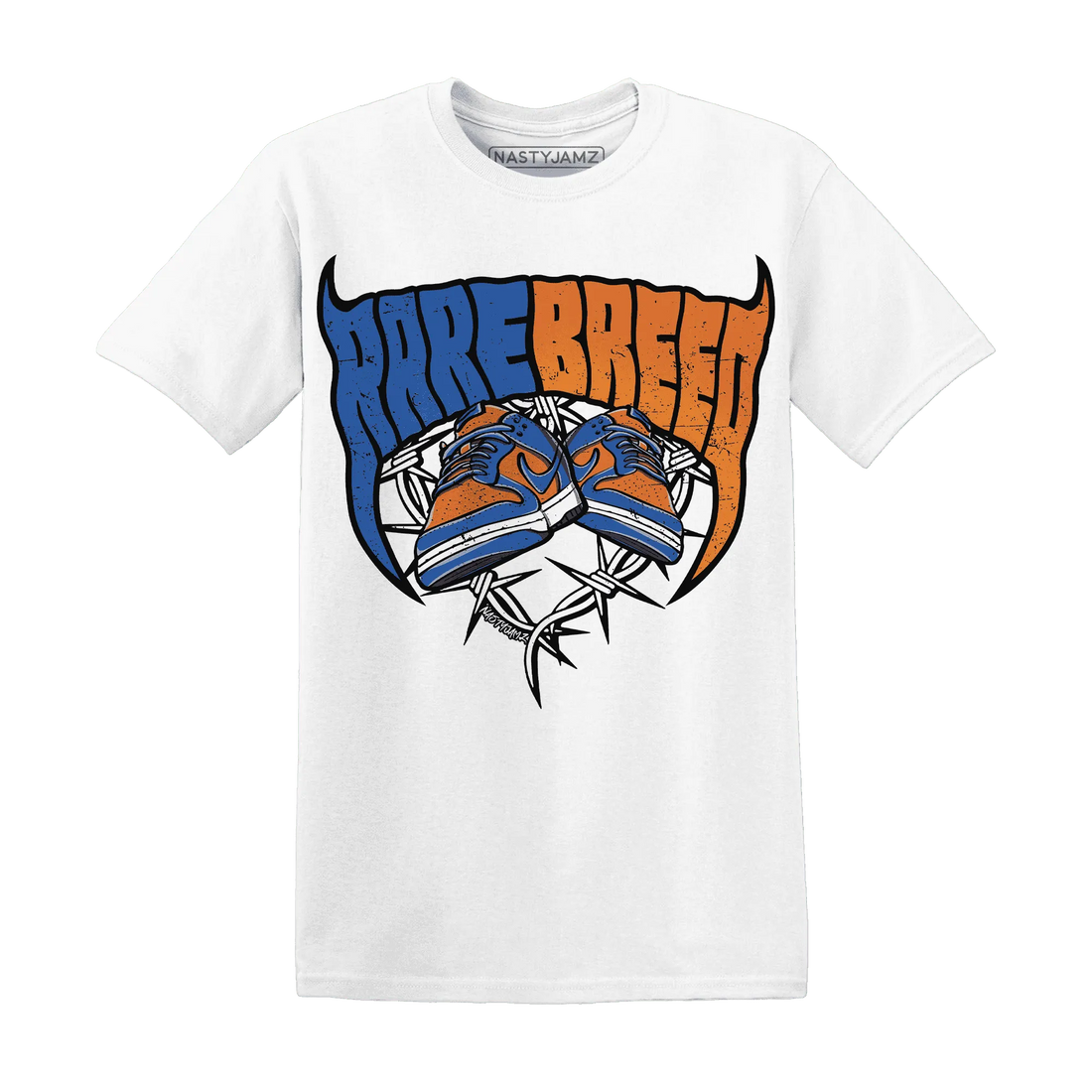 Dunk-Low-Knicks-T-Shirt-Match-Rare-Breed-Sneaker