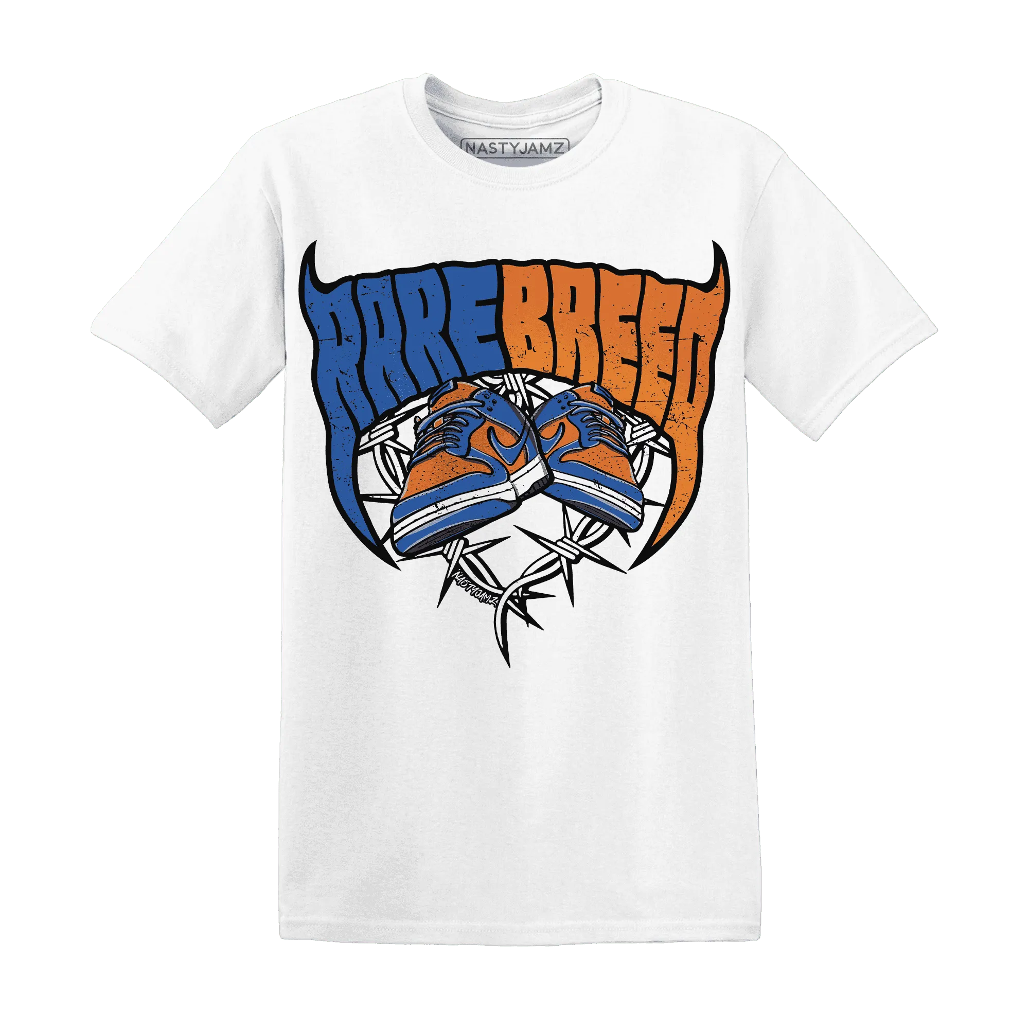 Dunk-Low-Knicks-T-Shirt-Match-Rare-Breed-Sneaker