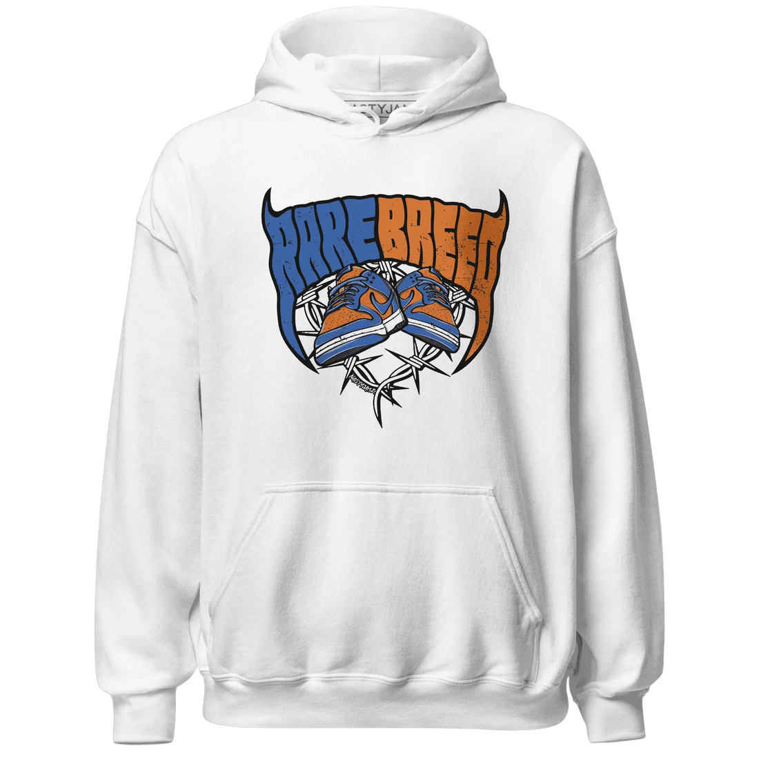 Dunk-Low-Knicks-Hoodie-Match-Rare-Breed-Sneaker