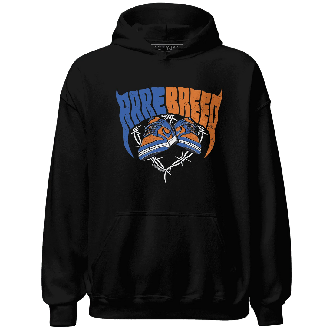 Dunk-Low-Knicks-Hoodie-Match-Rare-Breed-Sneaker