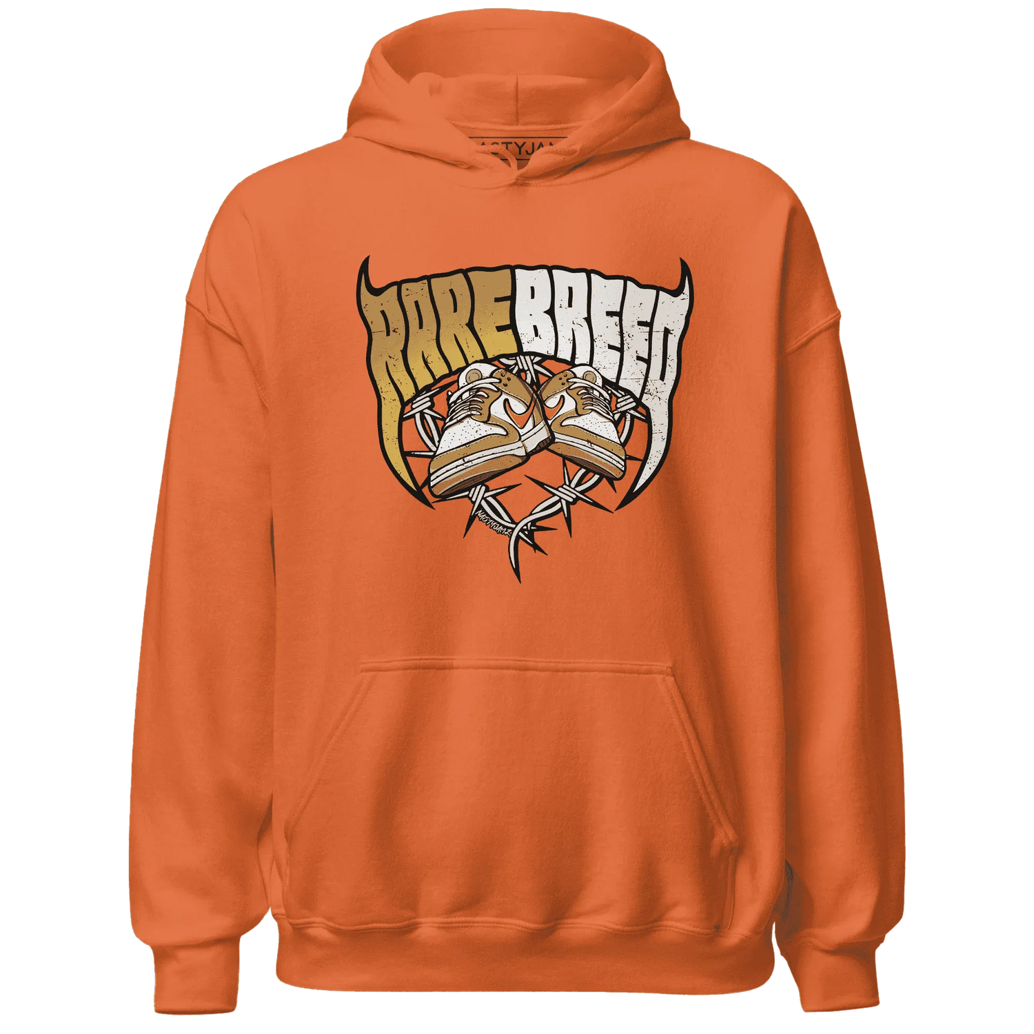 Dunk-Low-Retro-Wheat-Orange-NastyJamz-Hoodie-Match-Rare-Breed-Sneaker