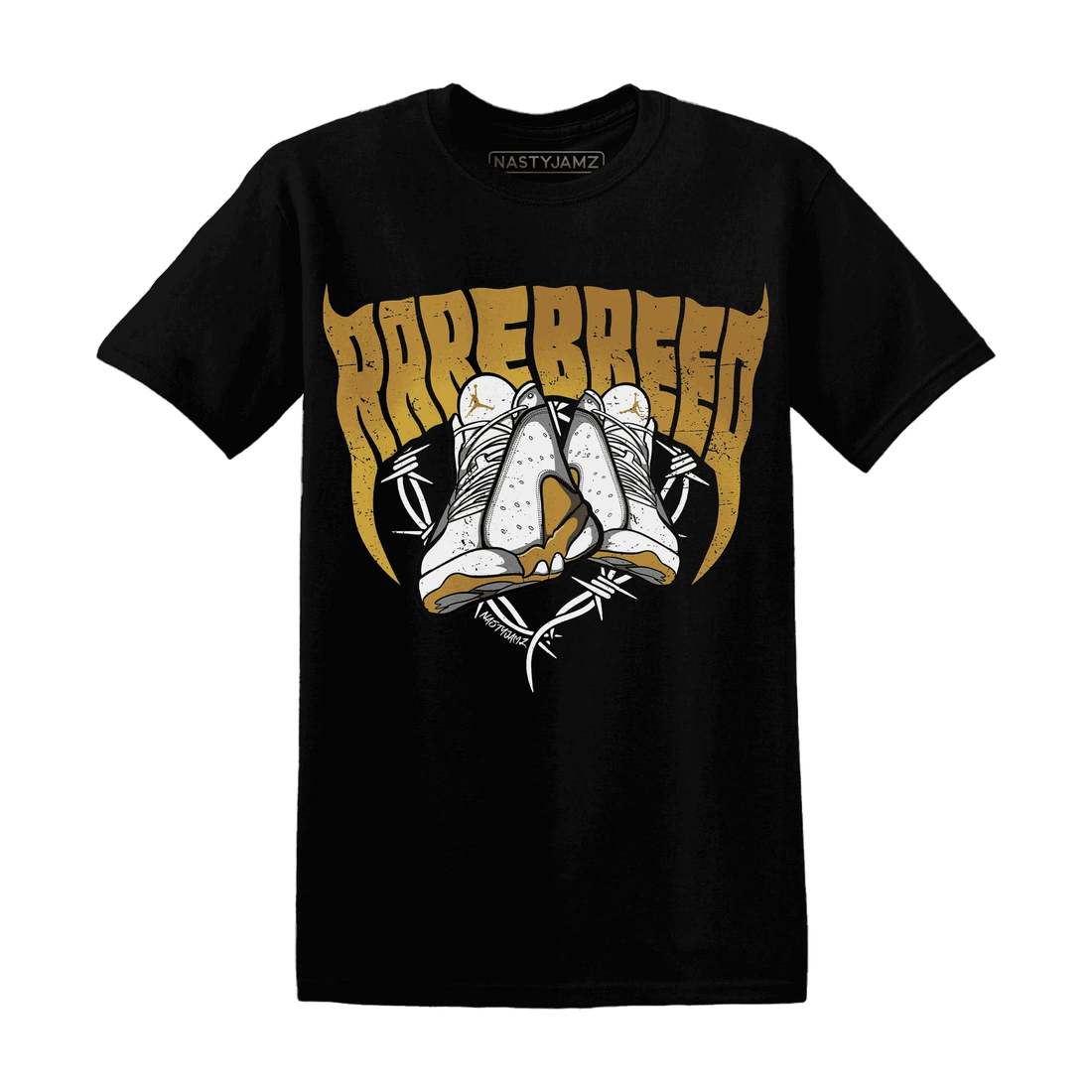 Wheat-13s-T-Shirt-Match-Rare-Breed-Sneaker
