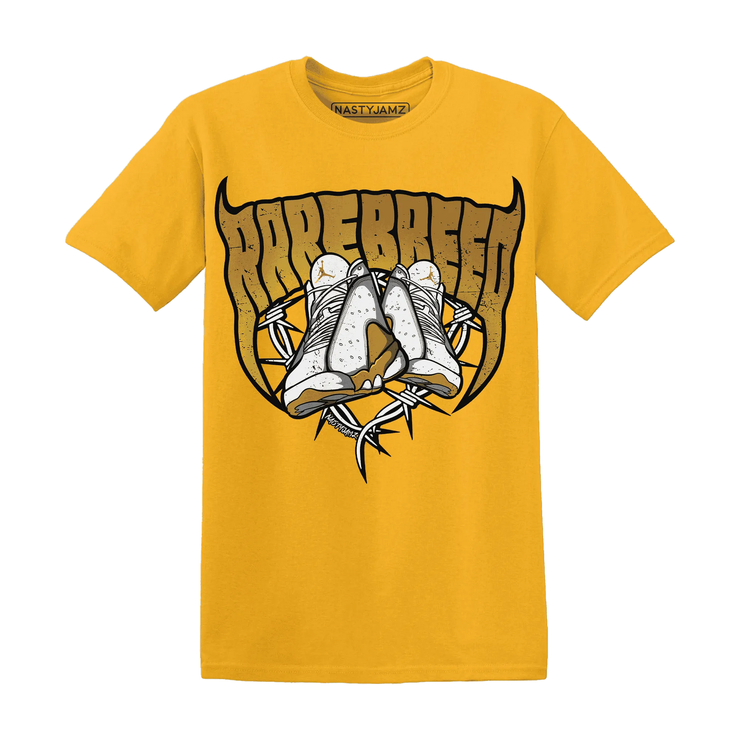 Wheat-13s-T-Shirt-Match-Rare-Breed-Sneaker