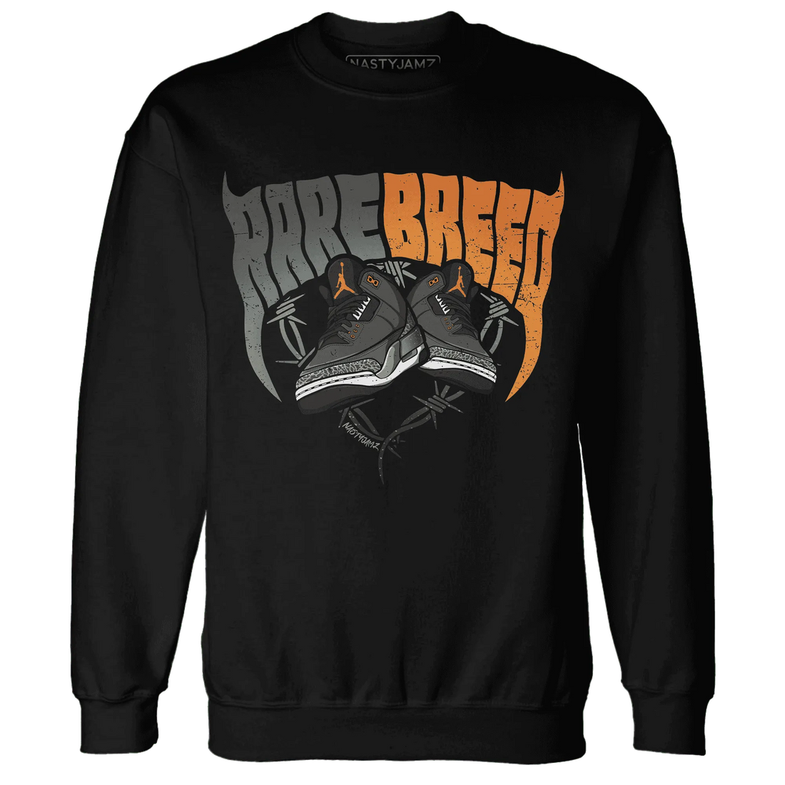 Fear-Pack-3s-Sweatshirt-Match-Rare-Breed-Sneaker