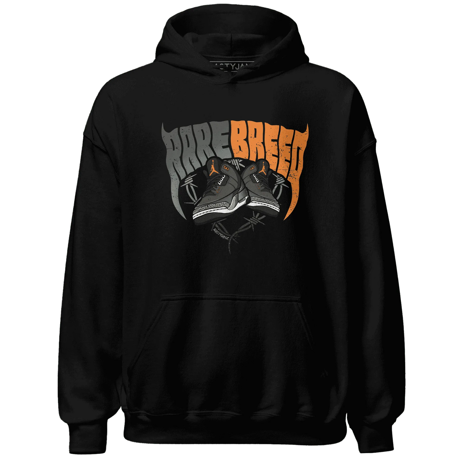 Fear-Pack-3s-Hoodie-Match-Rare-Breed-Sneaker