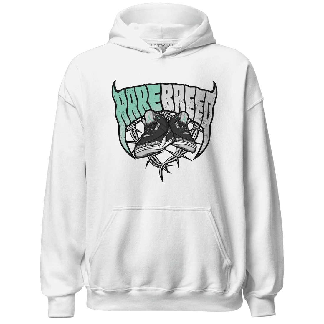 Green-Glow-3s-Hoodie-Match-Rare-Breed-Sneaker