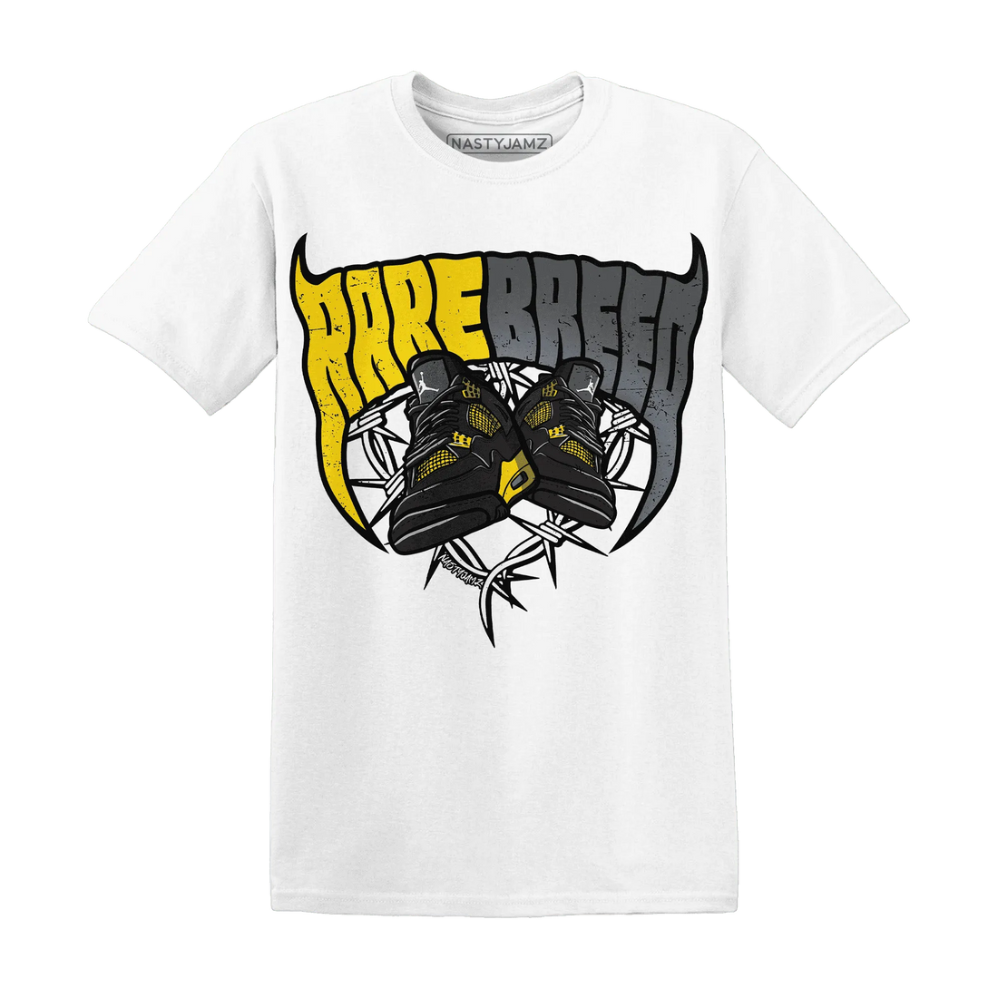 Thunder-4s-T-Shirt-Match-Rare-Breed-Sneaker