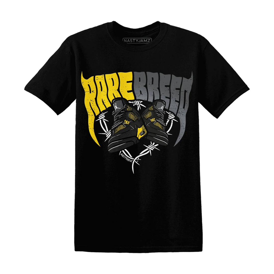Thunder-4s-T-Shirt-Match-Rare-Breed-Sneaker
