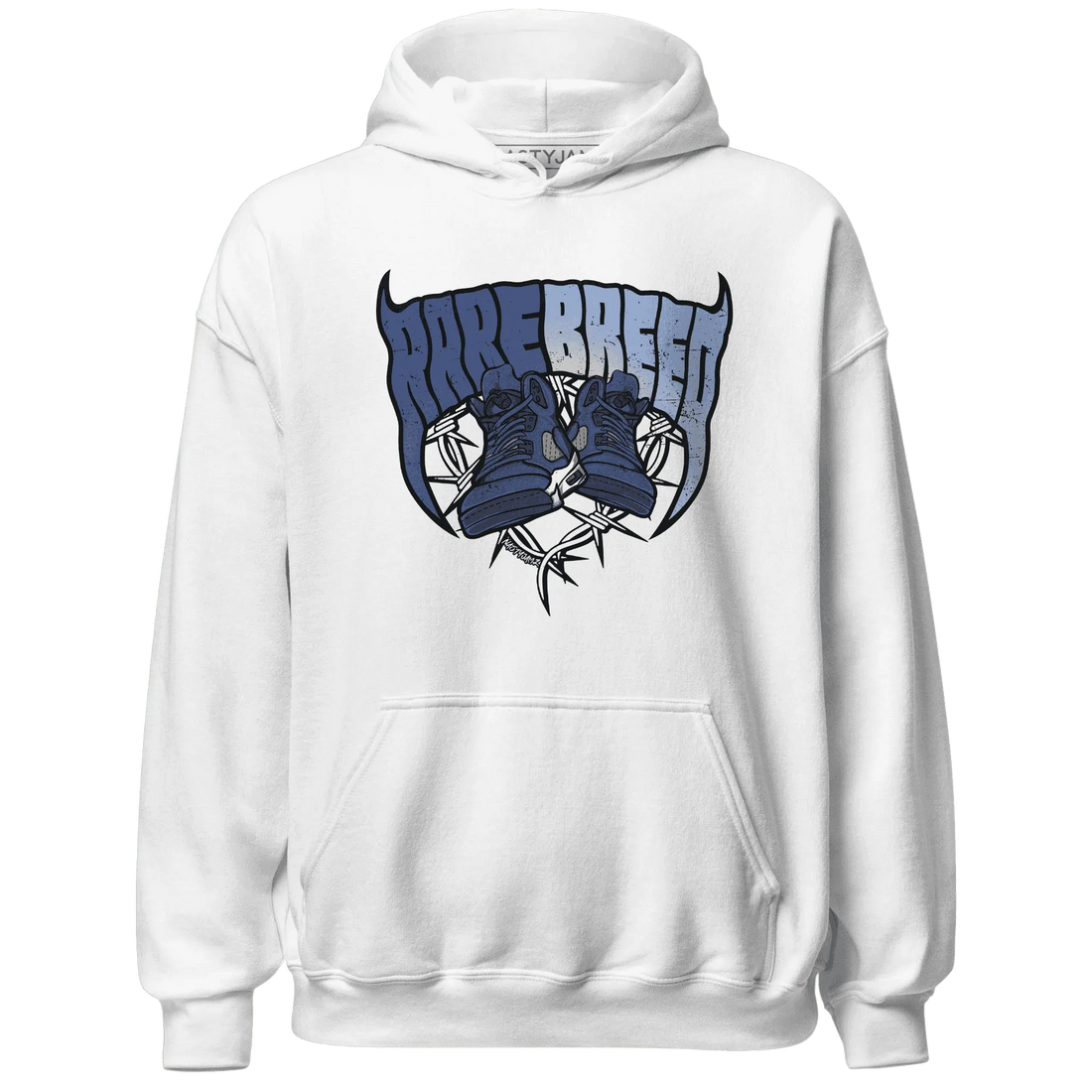 Midnight-Navy-5s-Hoodie-Match-Rare-Breed-Sneaker